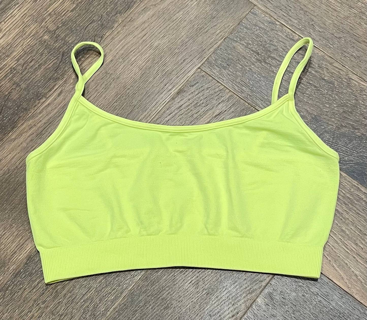 Yellow Malibu Sugar Bralette, 7-14Y