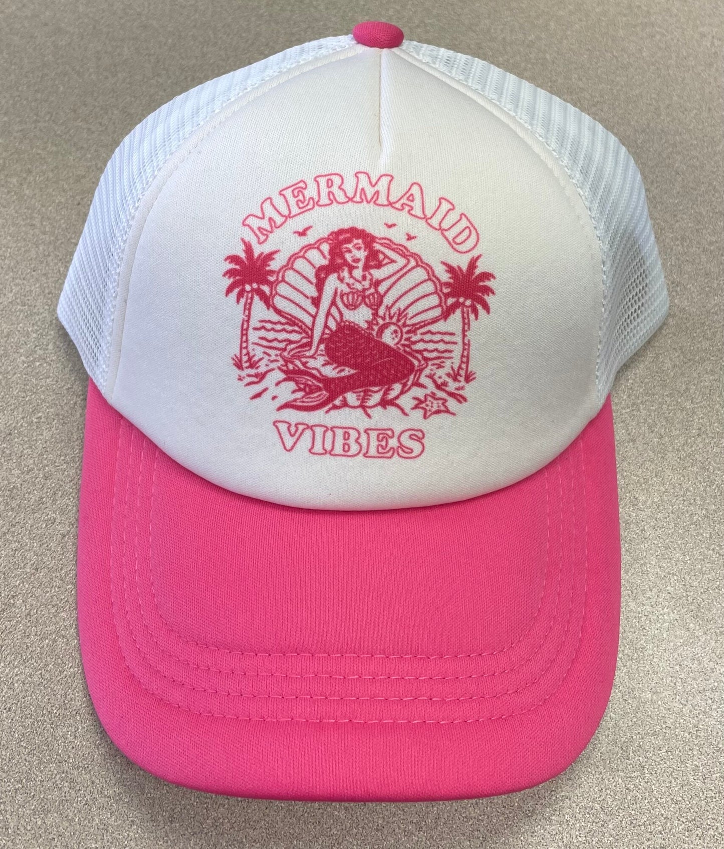 White F4A Trucker Hat, Youth