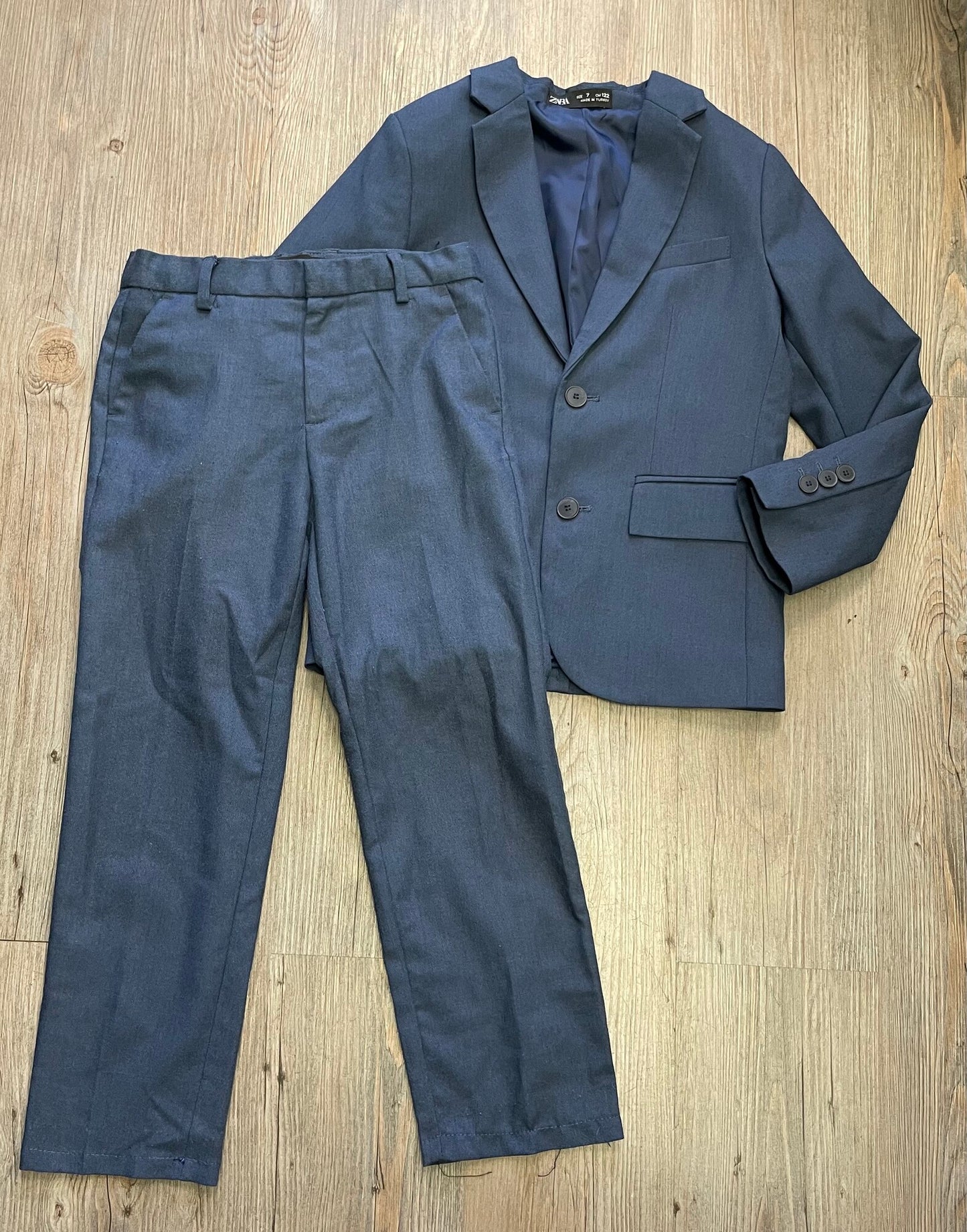 Blue Zara Dress Suit Set, 7Y