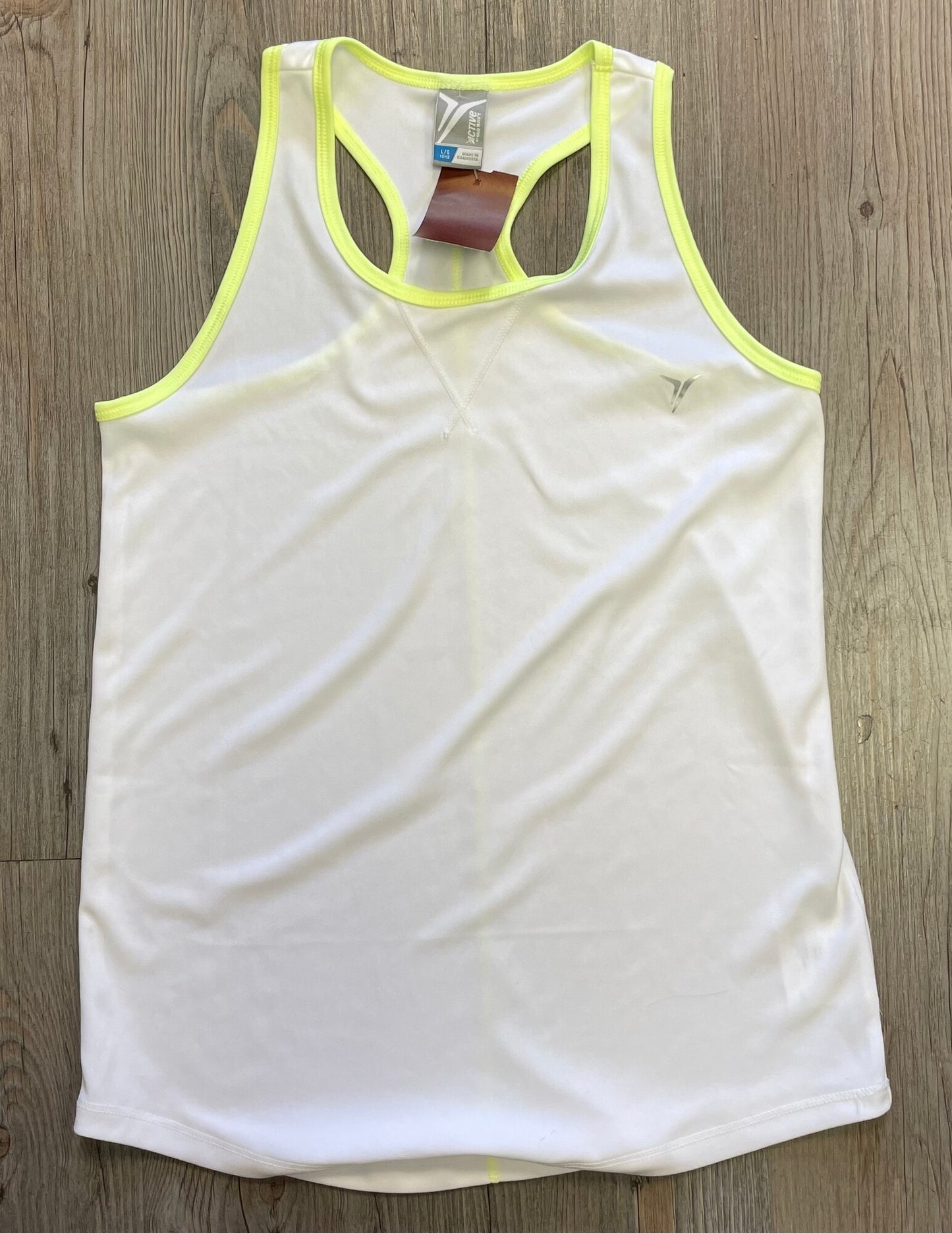 White Old Navy Active Tank Top, 10-12Y