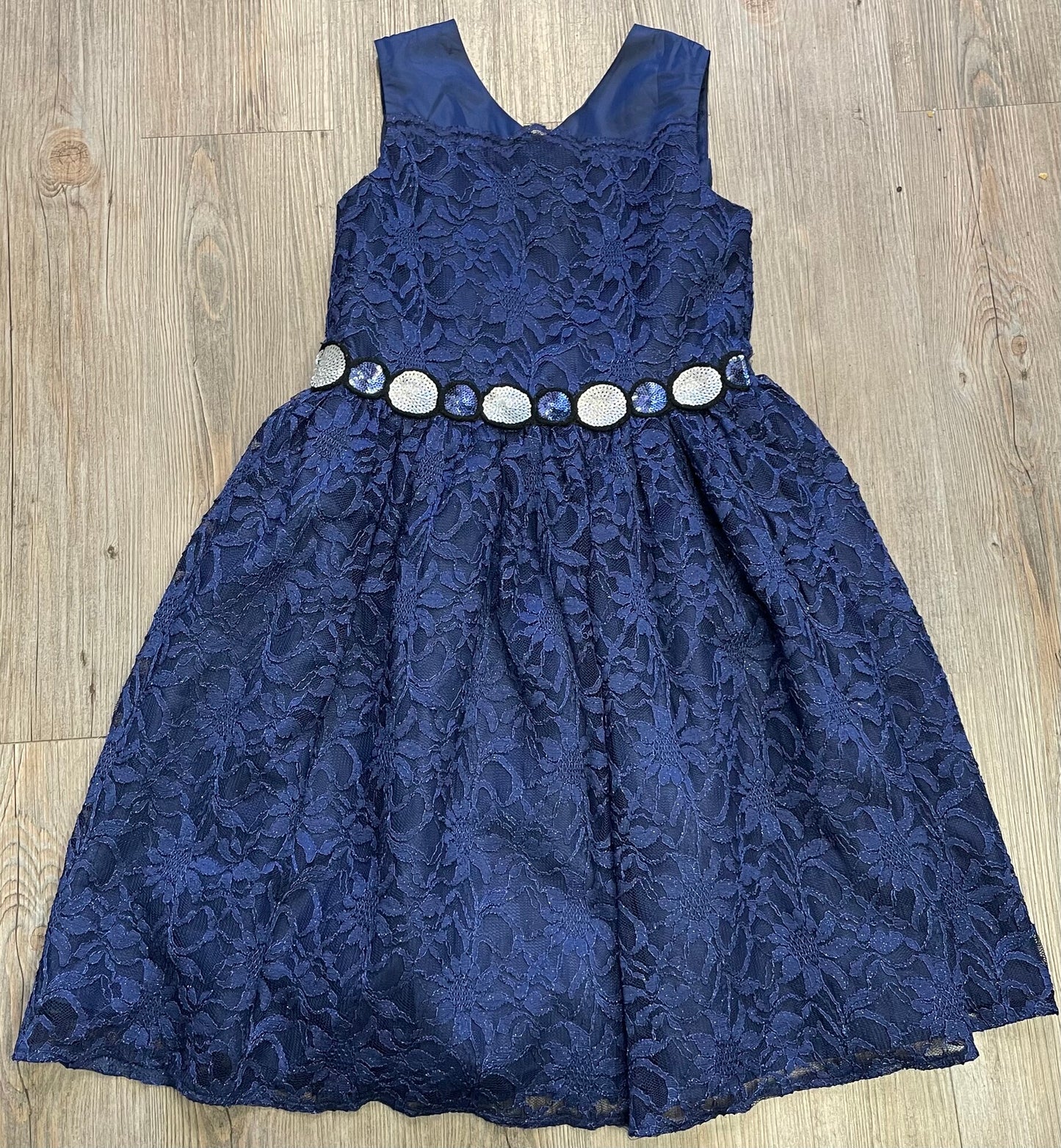 Navy Marmellata Dress, 10Y