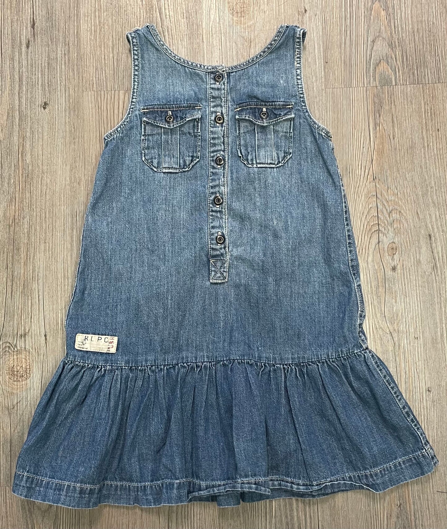 Blue Ralph Lauren Denim Dress, 5Y