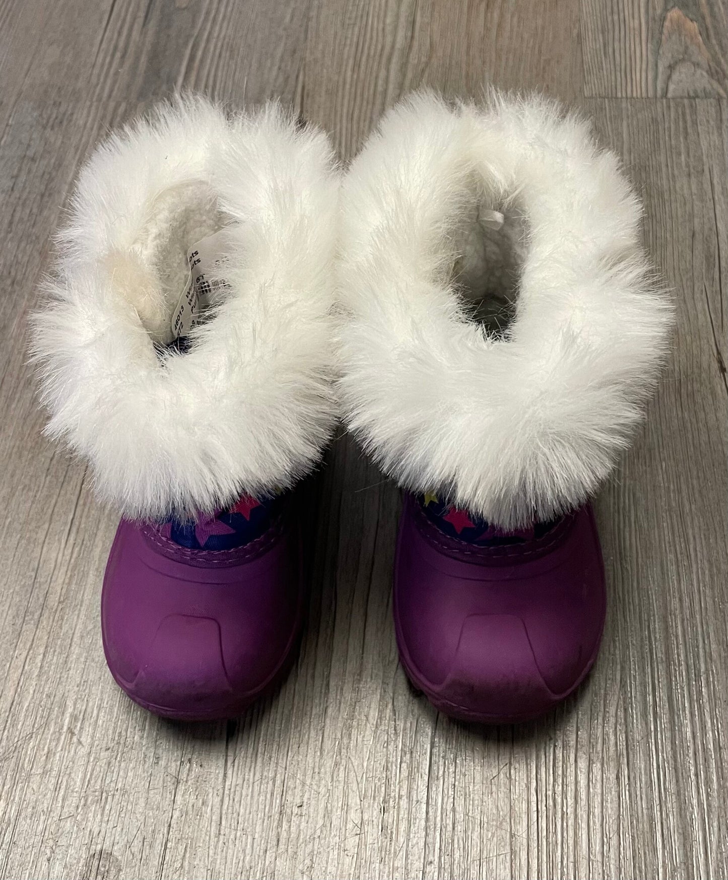 Purple Winter Boots, 6T