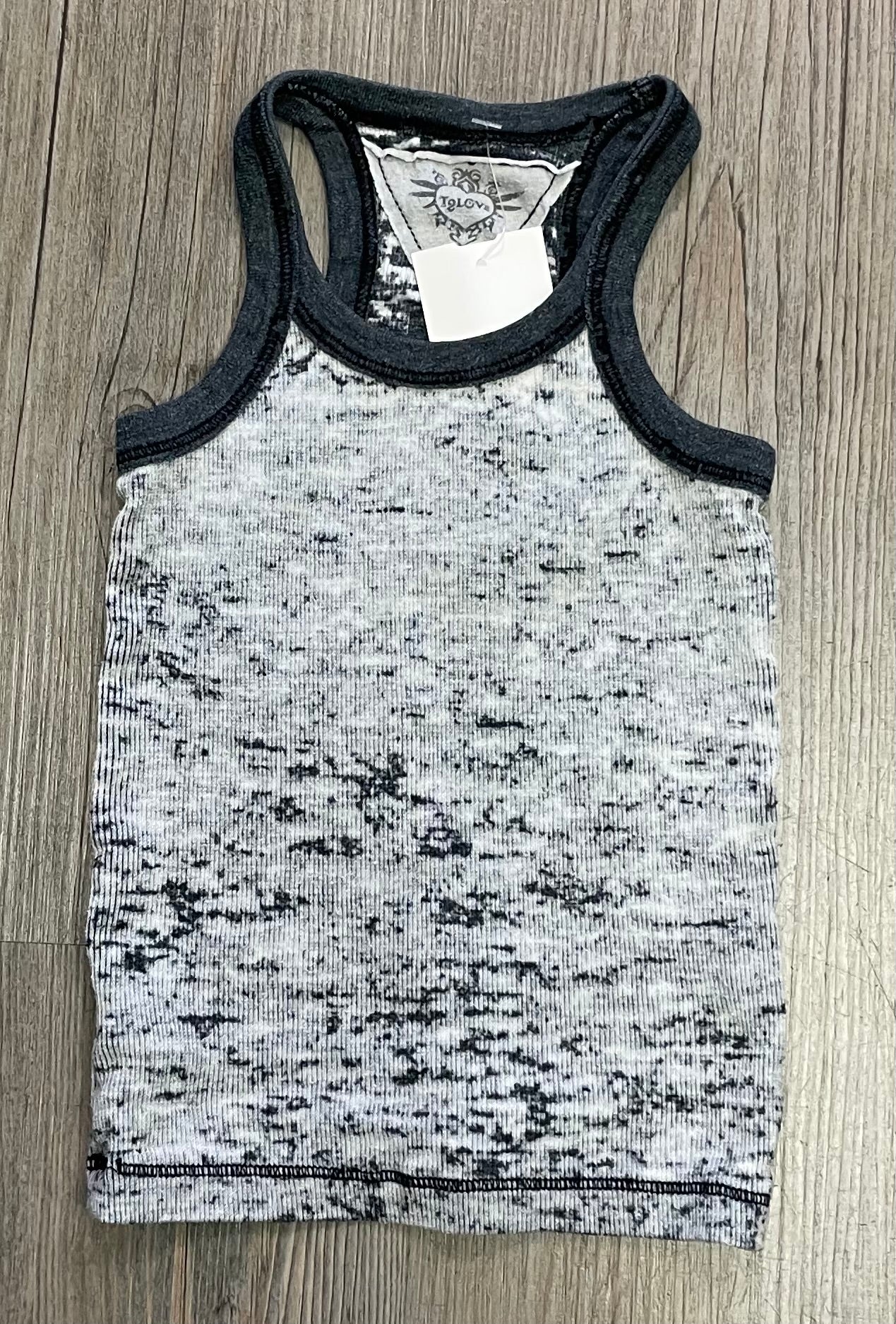 Grey T2 Love Tank Top, 2Y