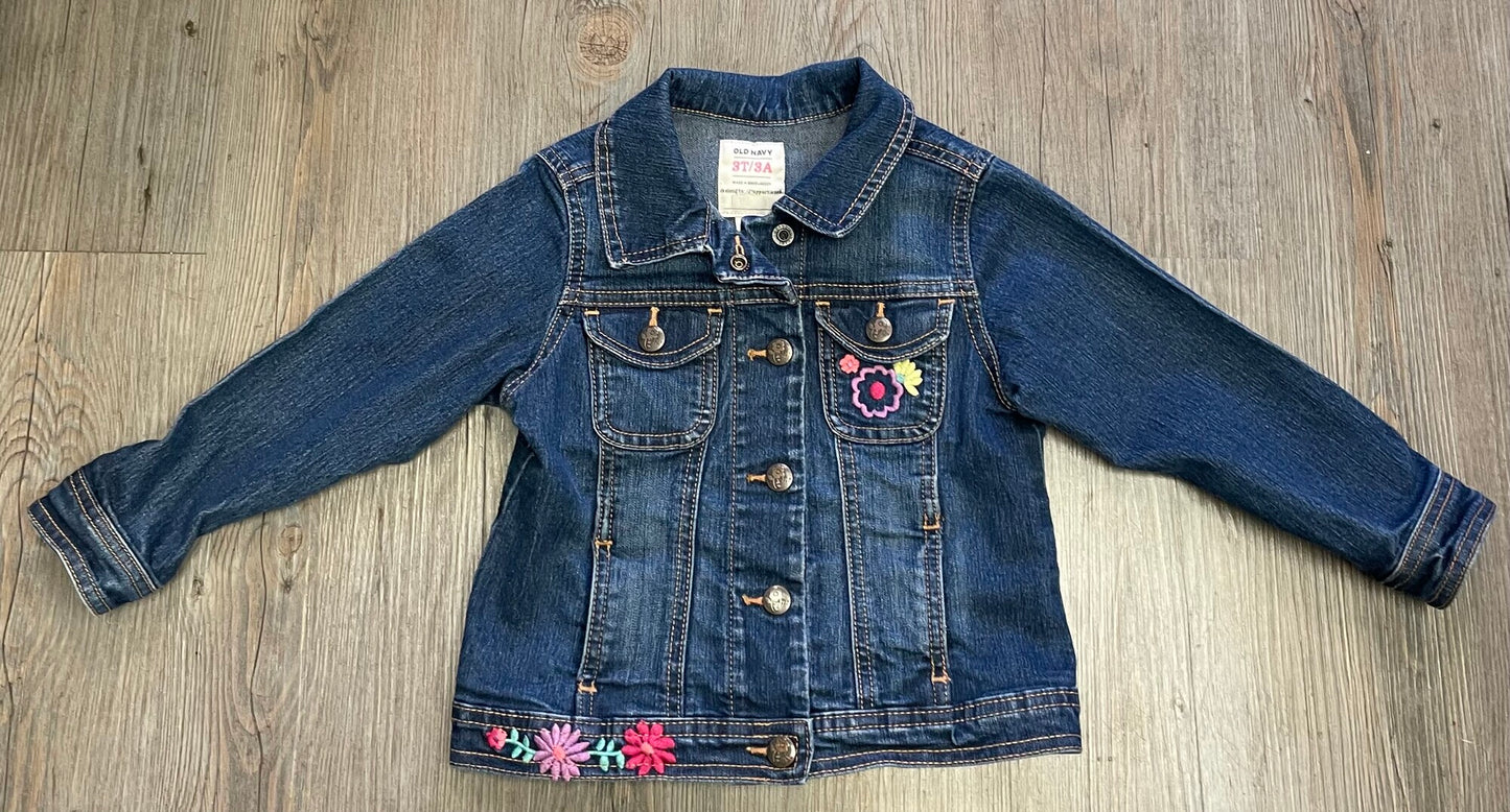 Blue Old Navy Jean Jacket, 3Y