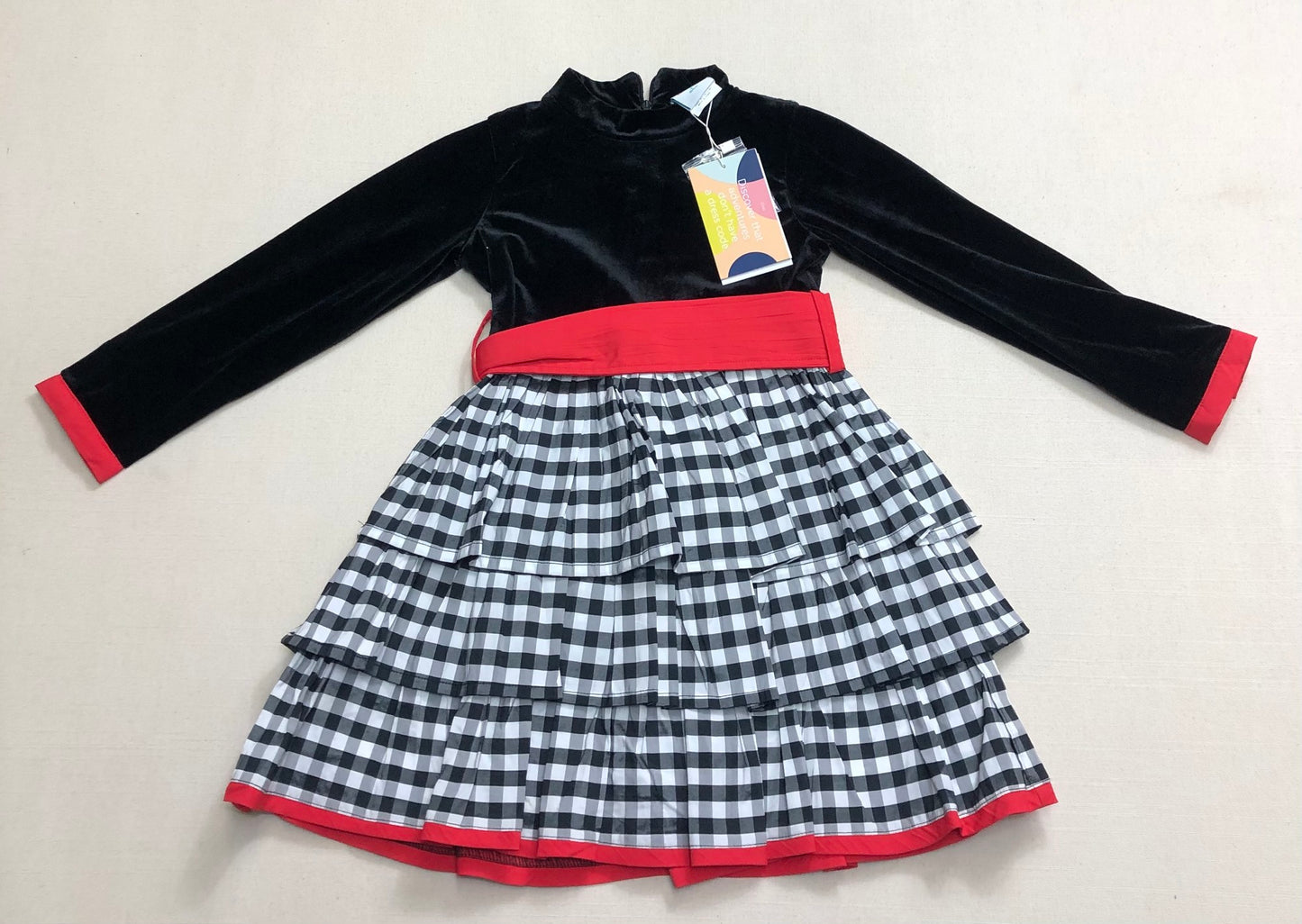 Multi Boboli Dress, 4Y