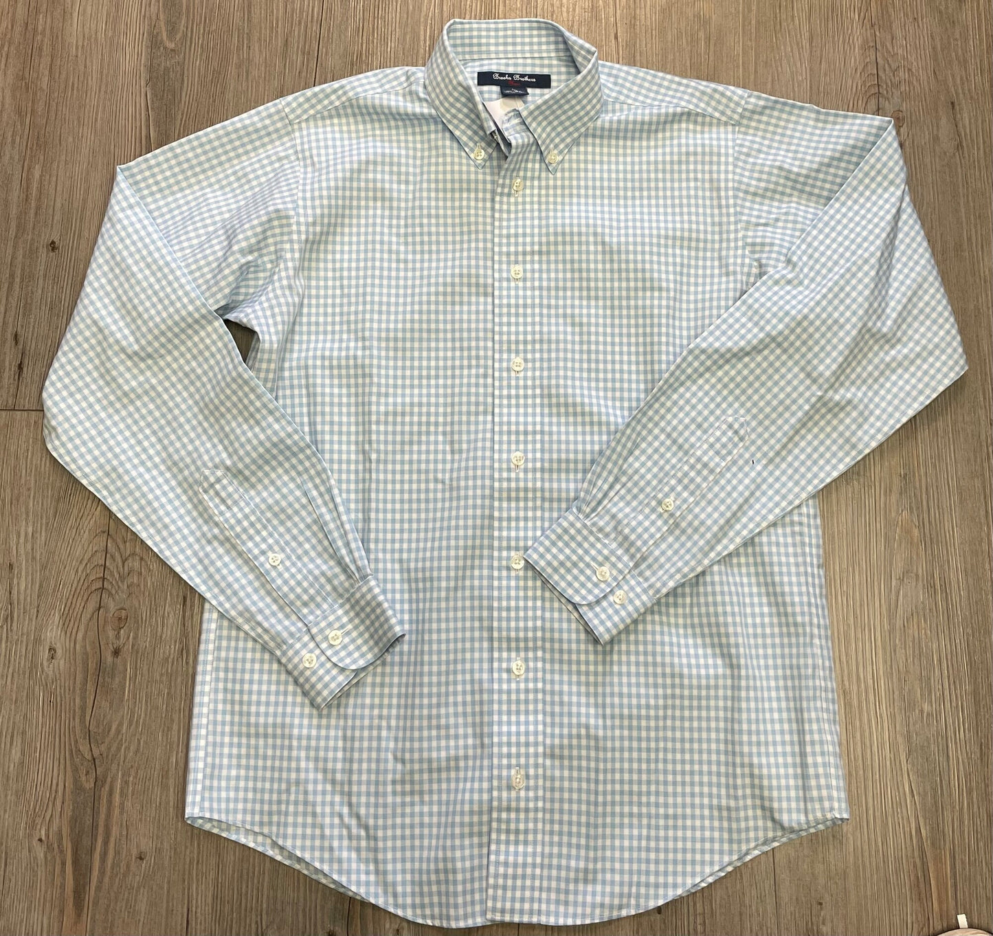 Blue Brooks Brothers Shirt, 12-14Y