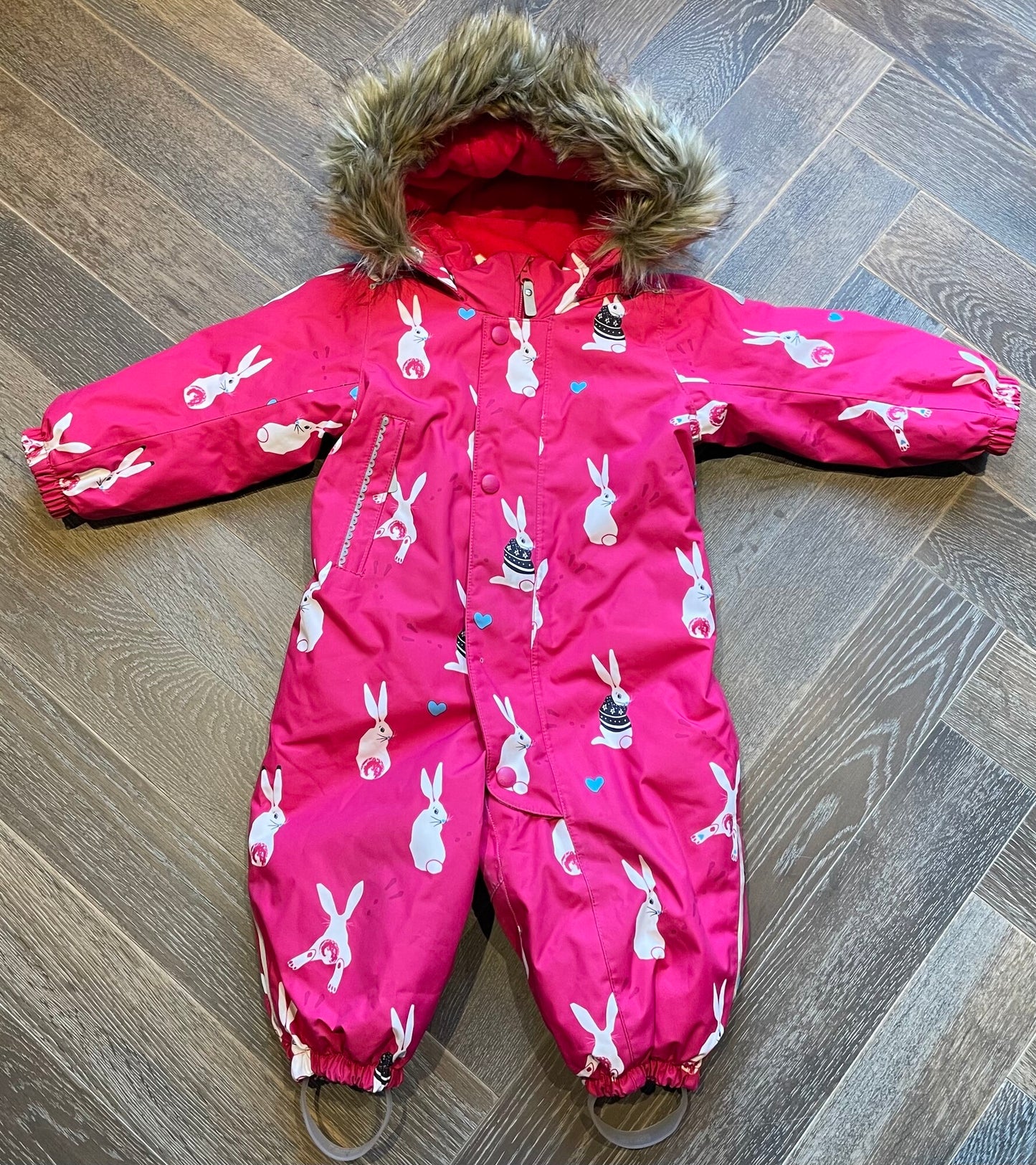 Fuchsia Reima Tec Wintersuit, 9-12M