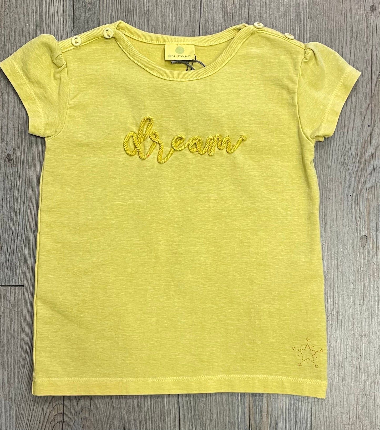 Mustard EN+ FANT Tee, 2-3Y