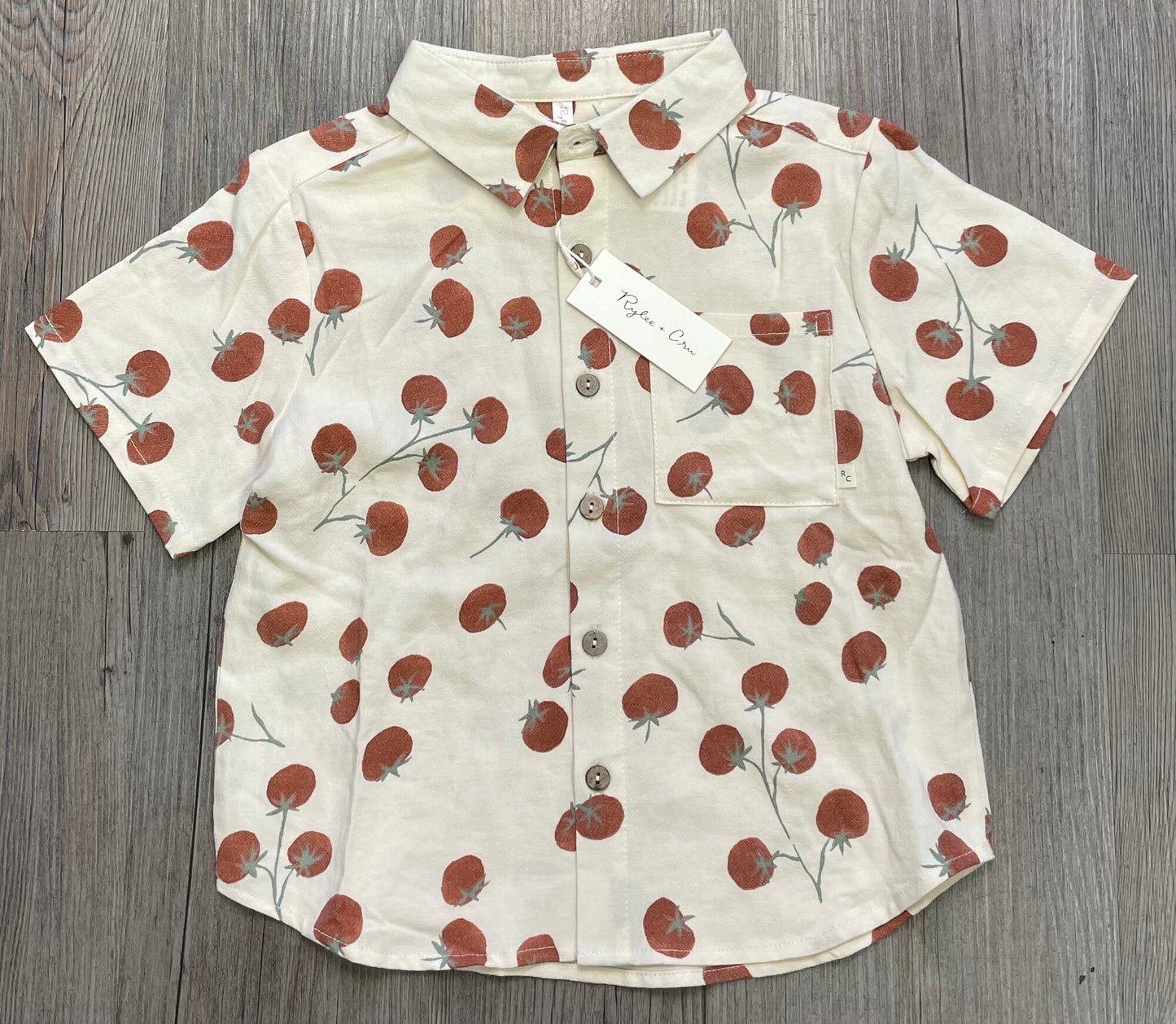 Tomatoes Rylee+cru Collared Shirt, 4-5Y