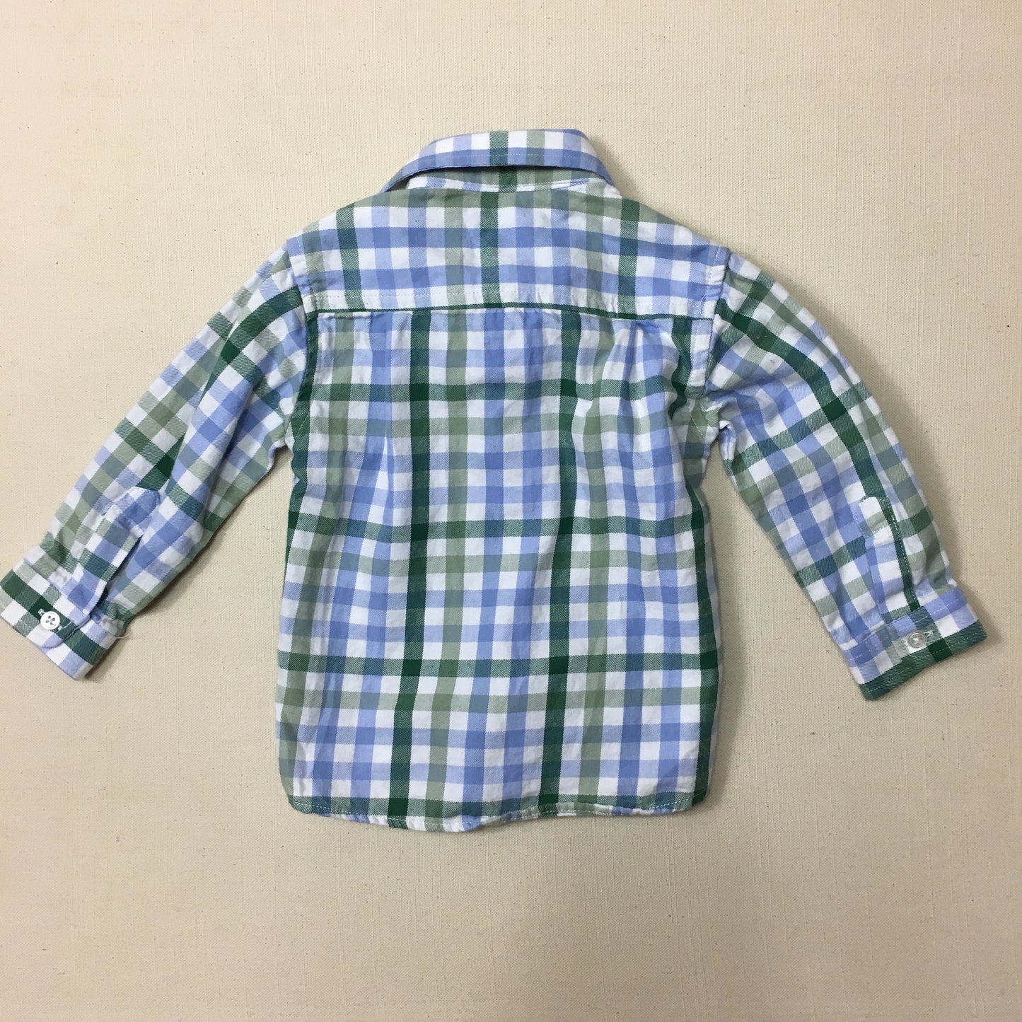 Plaid Dk Dr Kids Shirt, 12M