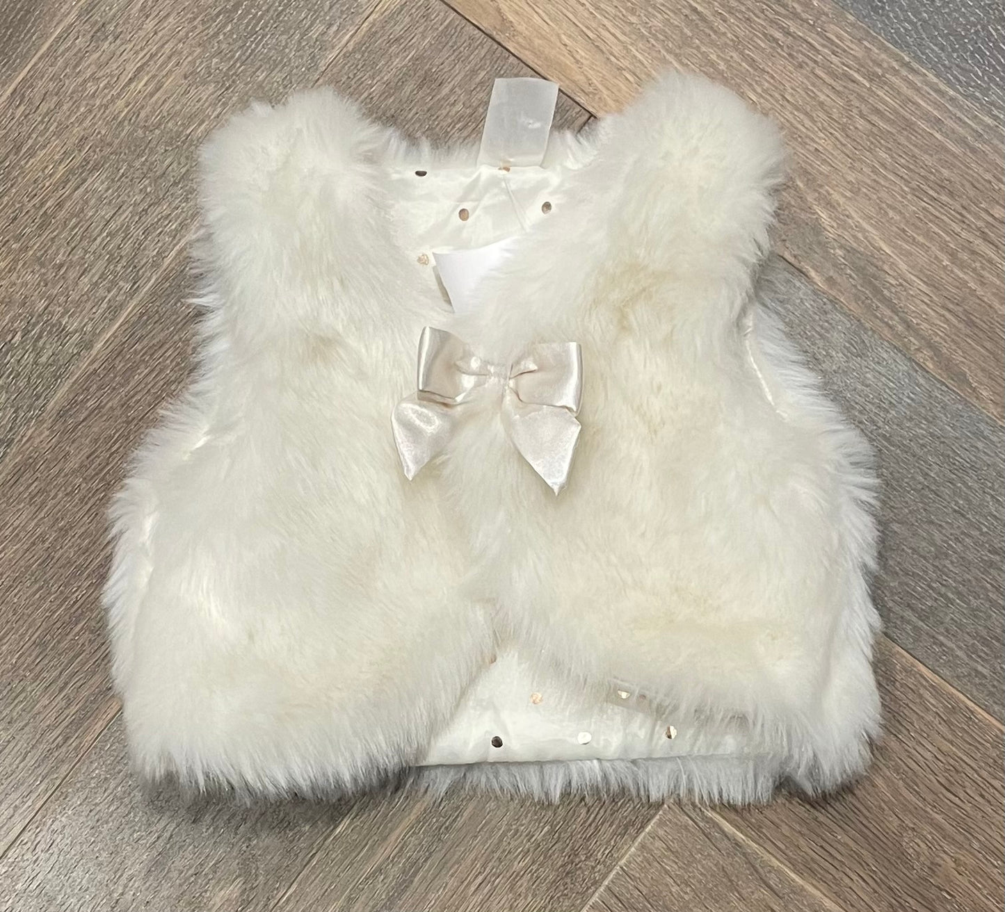 White H&M Vest, 4-6M