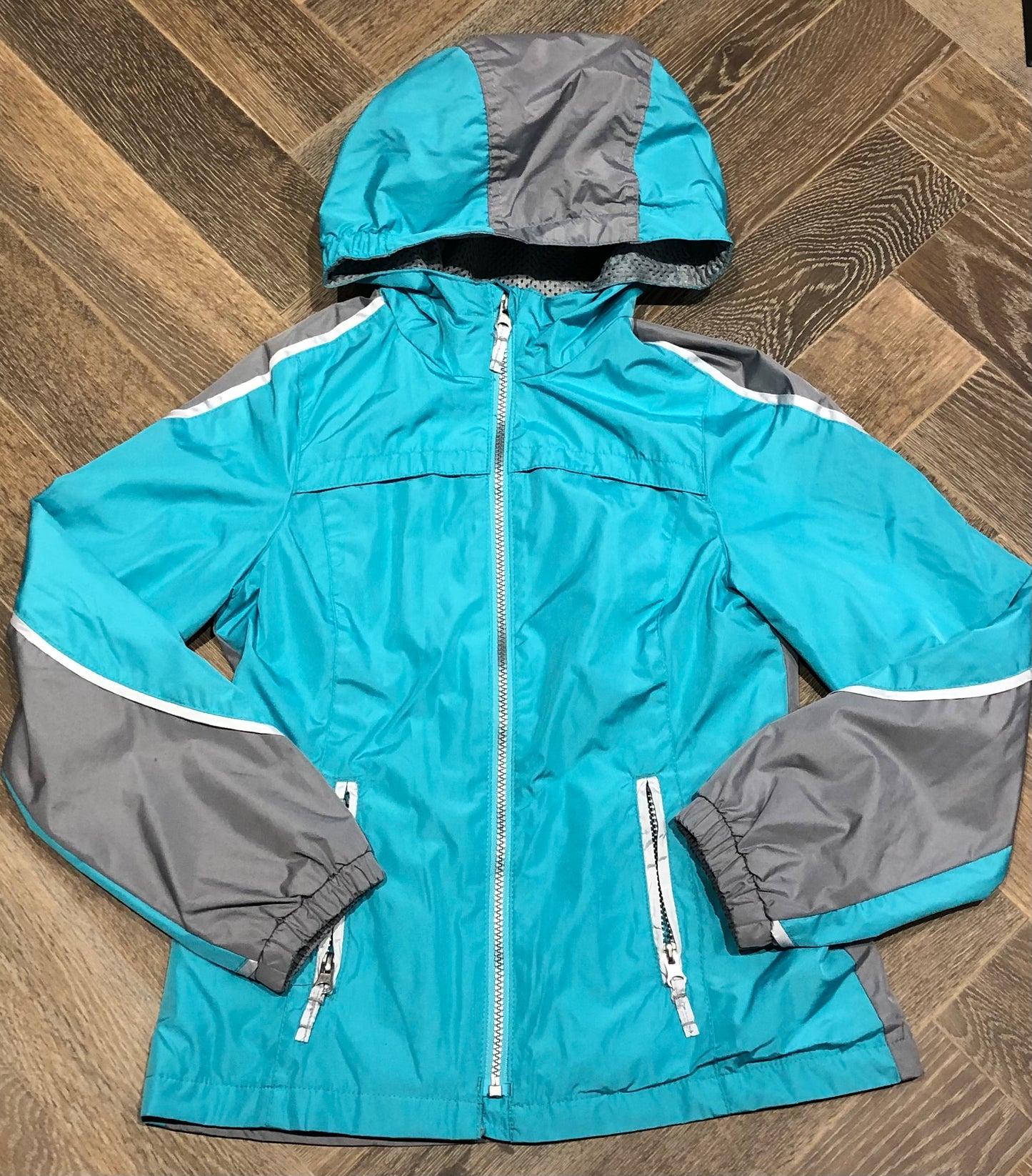 Mint FOG Lined Rain Jacket, 12Y