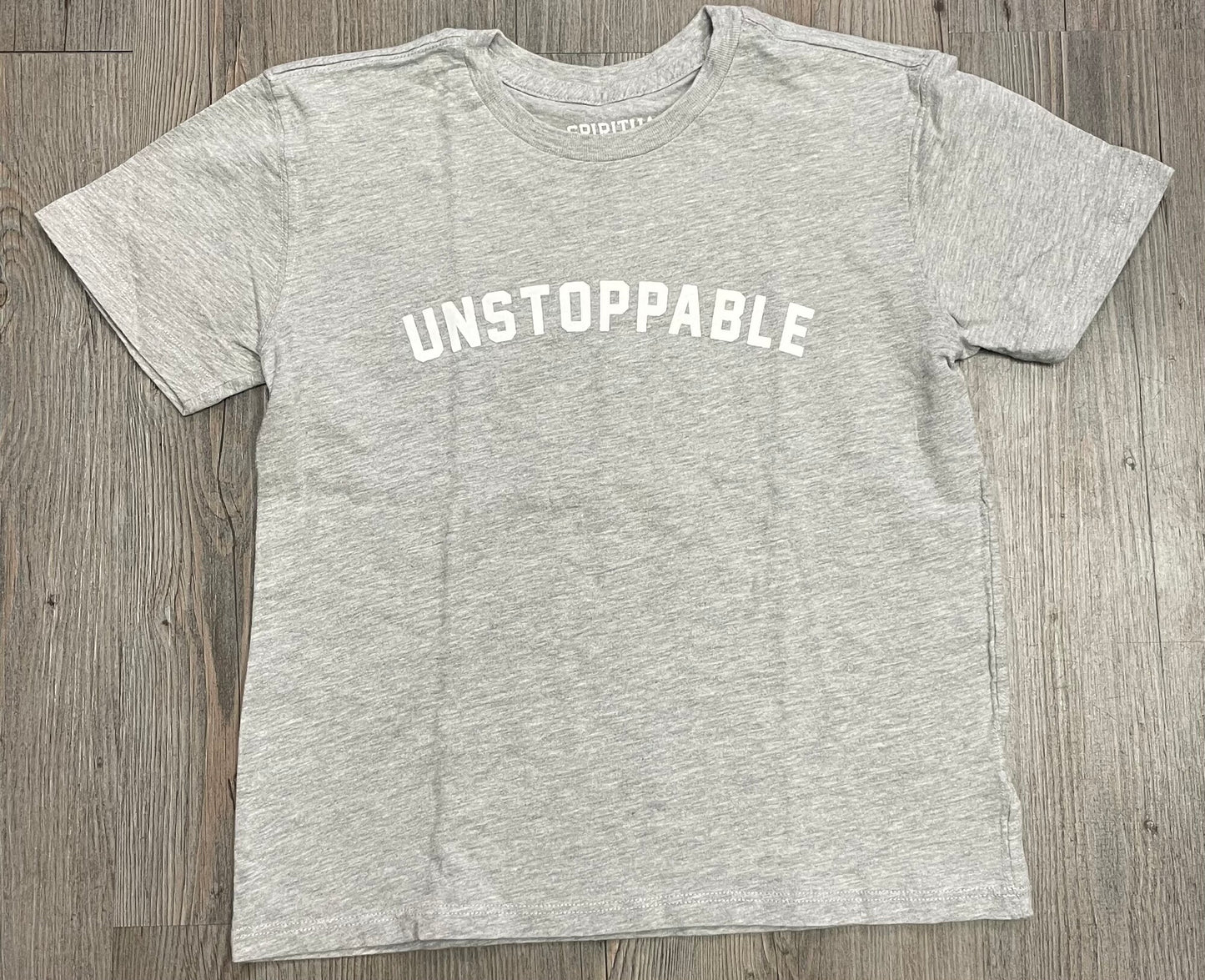 Grey Spiritual Gangster Tee, 8Y