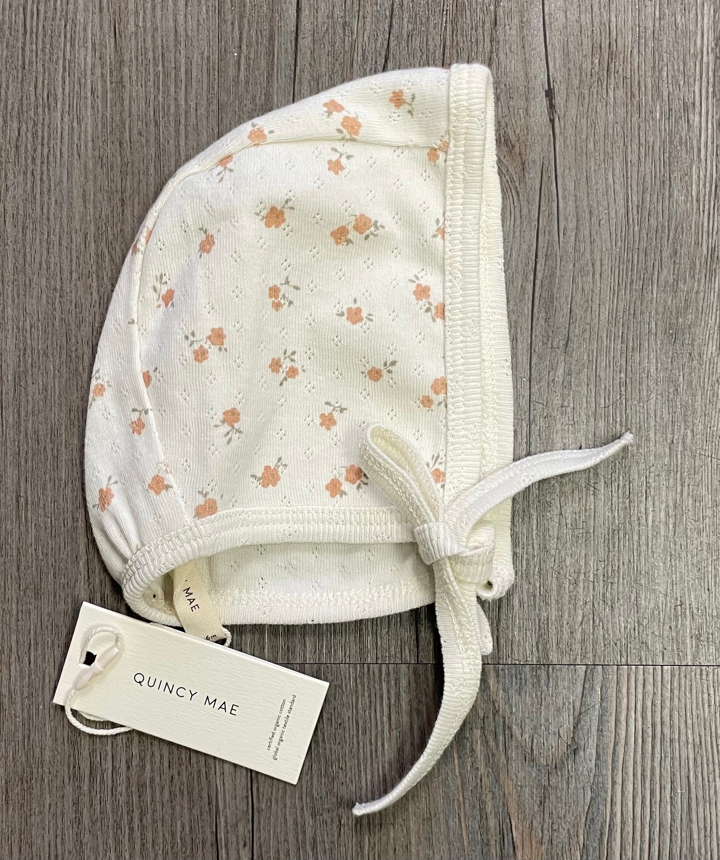 Ditsy-me Quincy Mae Baby Bonnet, 3-6M