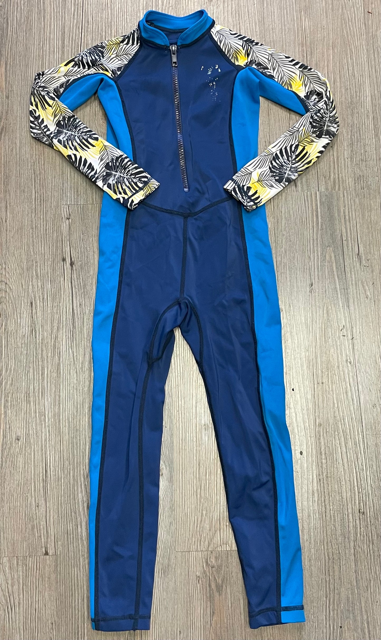 Blue Love Rashguards Onepiece, 4-5Y