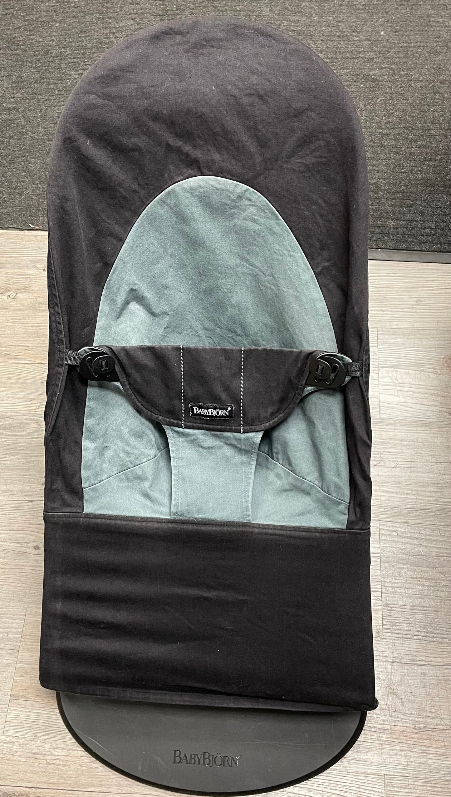 Black Baby Bjorn Bouncer, Pre-owned