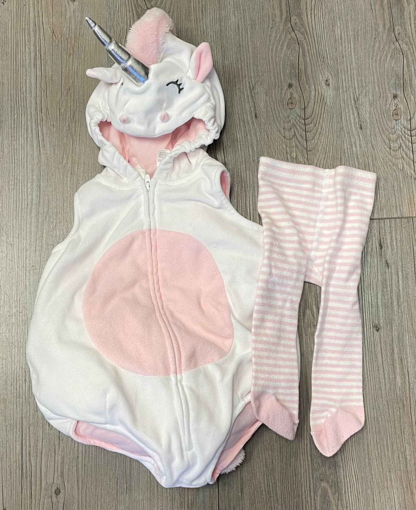 White Carters Unicorn Costume, 6-9M