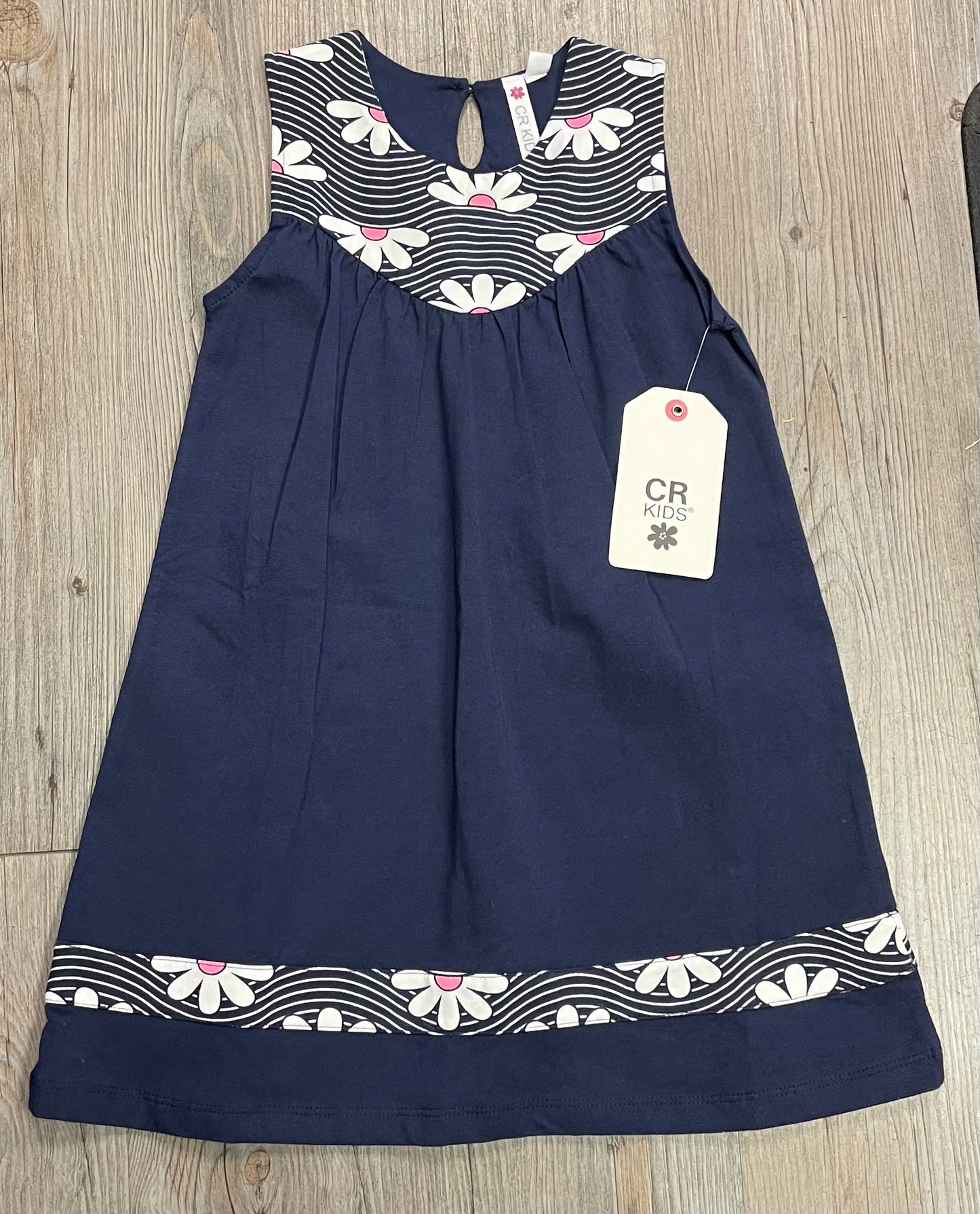 Navy CR Kids Dress, 4Y