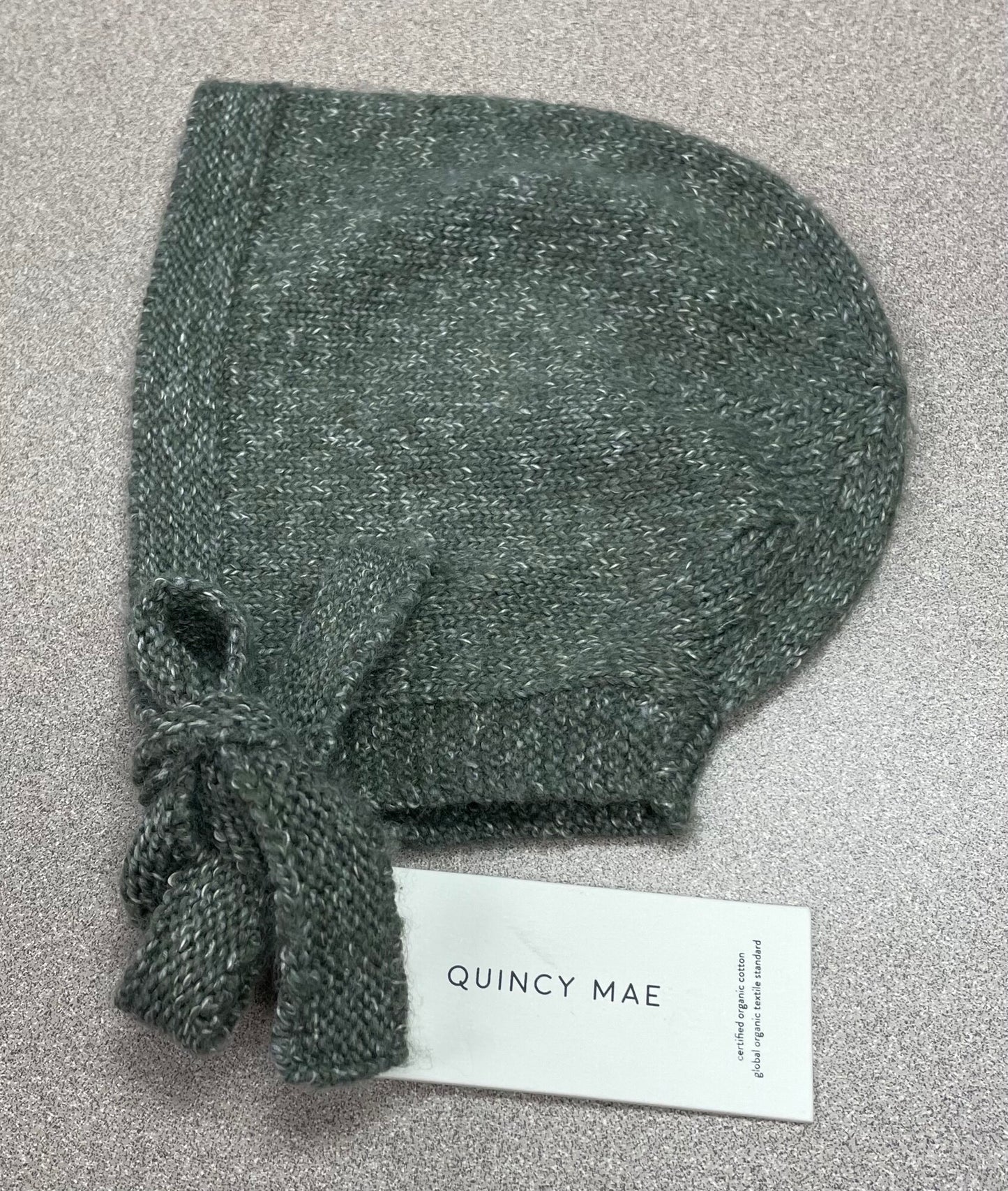 Forest H Quincy Mae Knit Bonnet, 3-6M