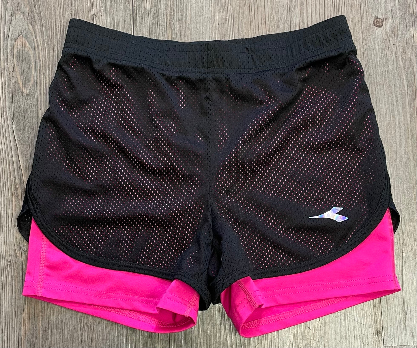 Black/pi Diadora Active Shorts, 10Y