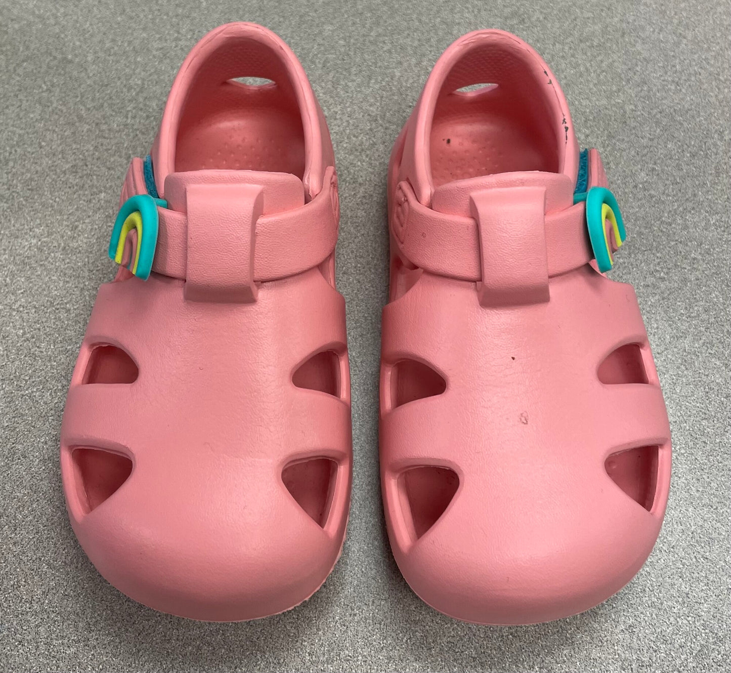 Coral Ten Little Sandals, 8T