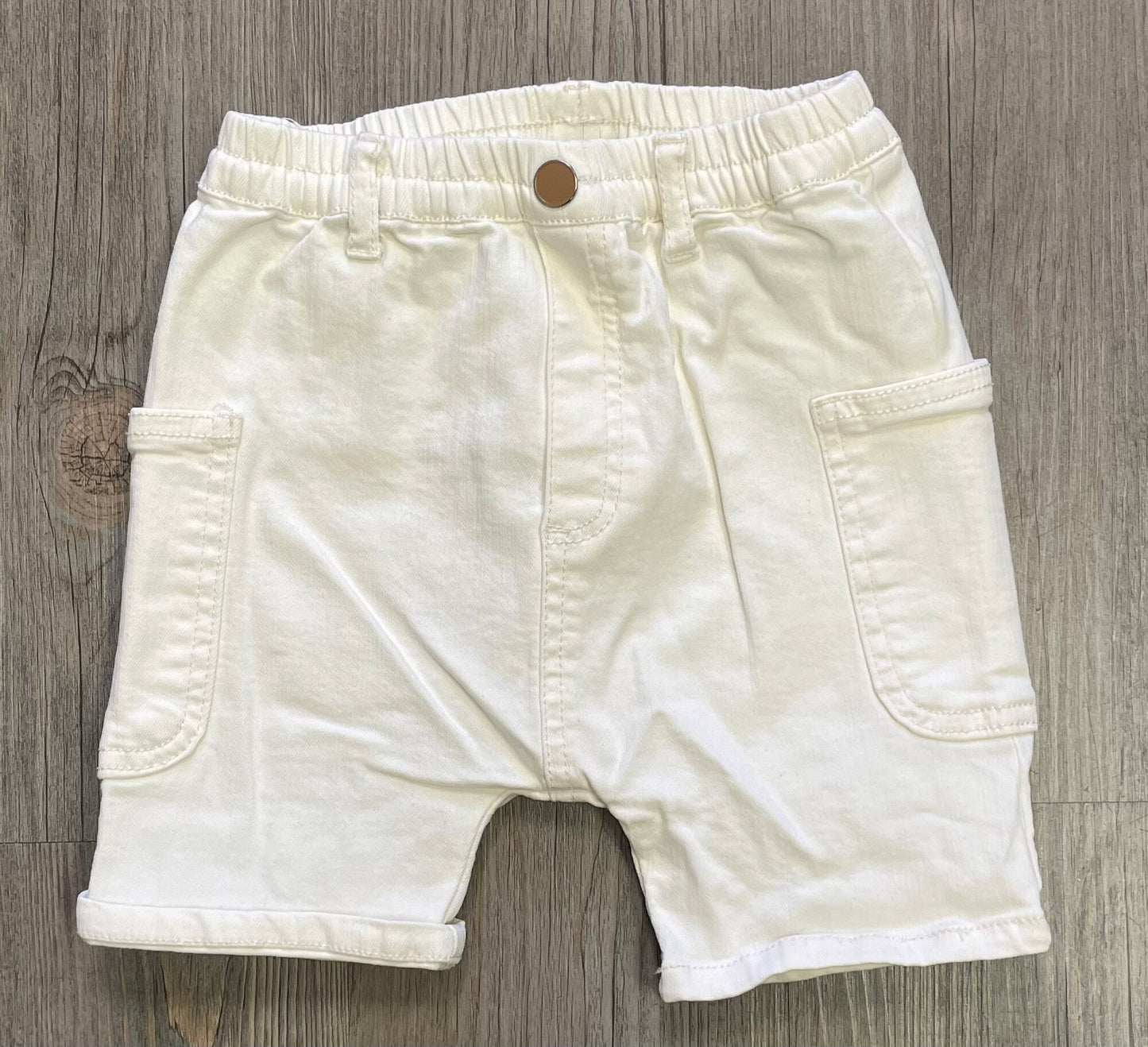 Ivory Zara Shorts, 12-18M