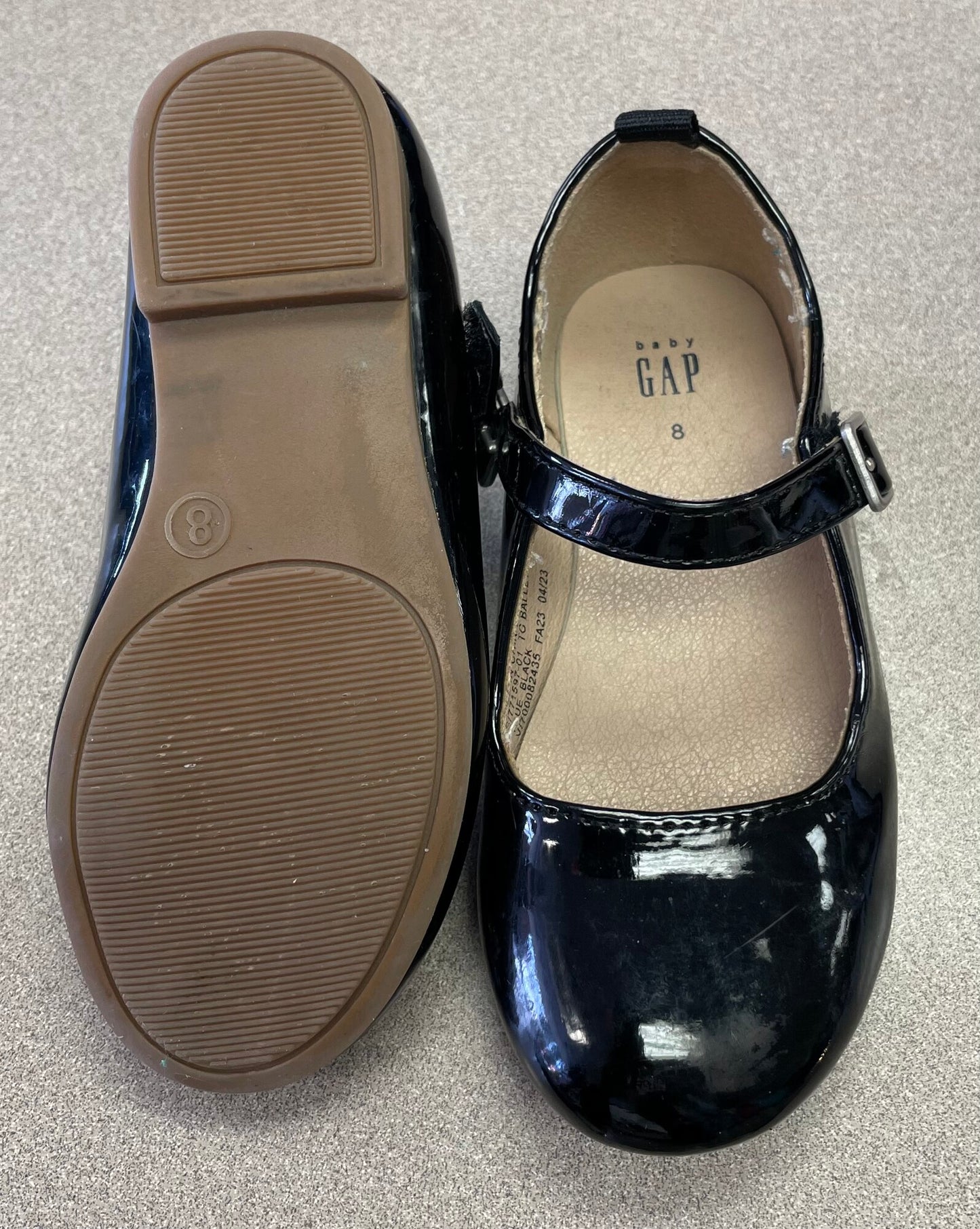 Black Gap Flat Shoes, 8T