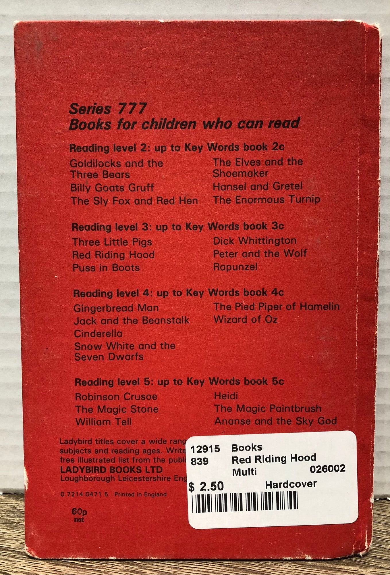 Multi Red Riding Hood, Hardcover