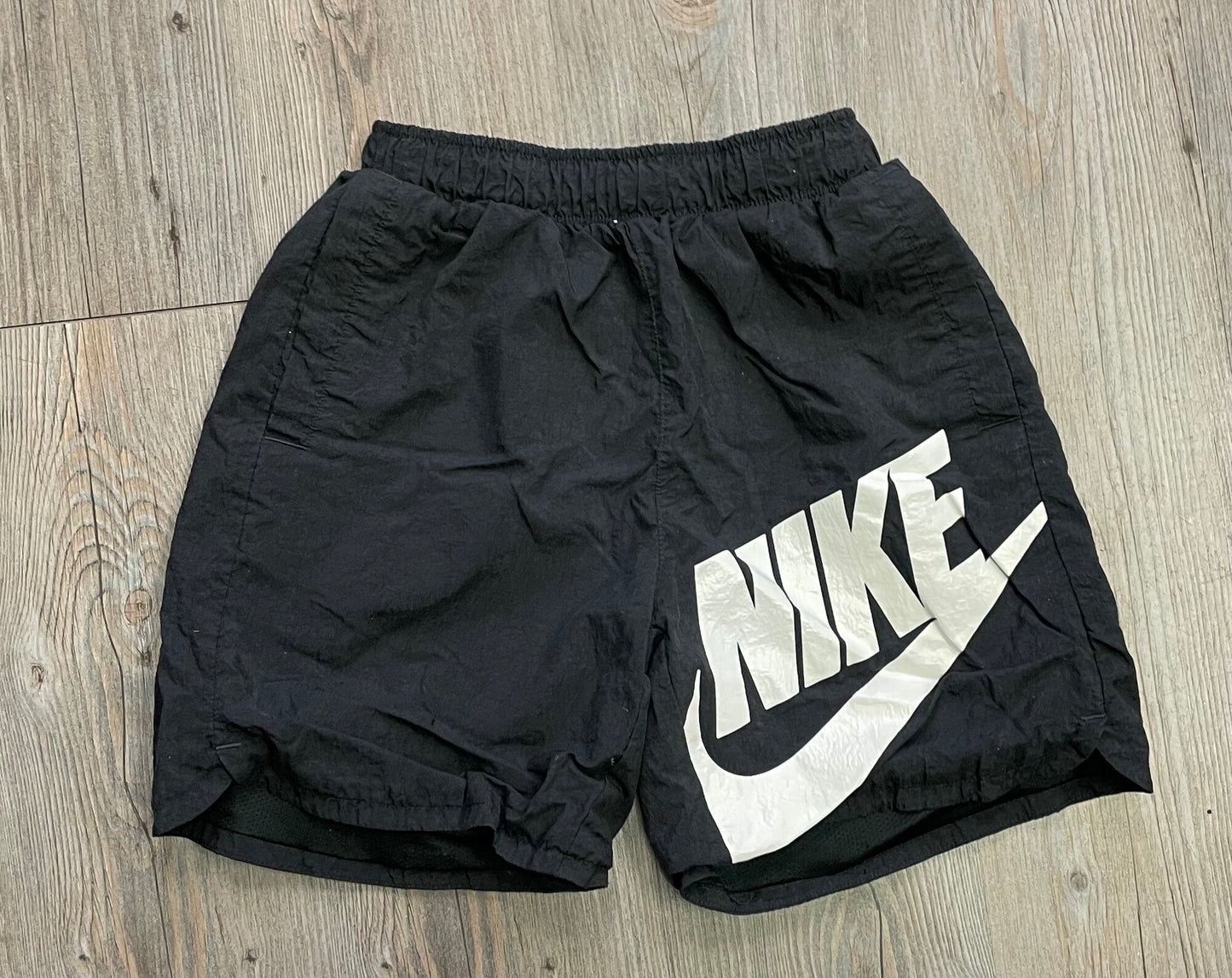 Black Nike Lined Active Shorts, 7-8Y