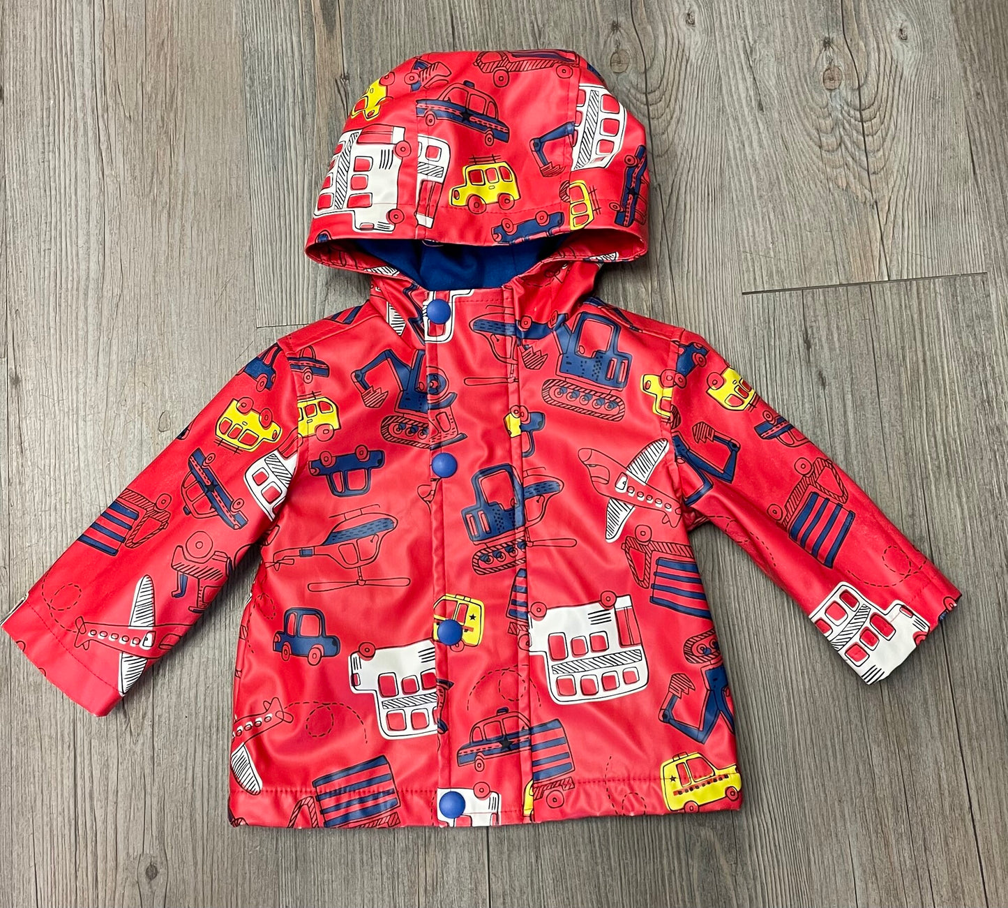 Red Joe Fresh Lined Rain Jack, 3-6M