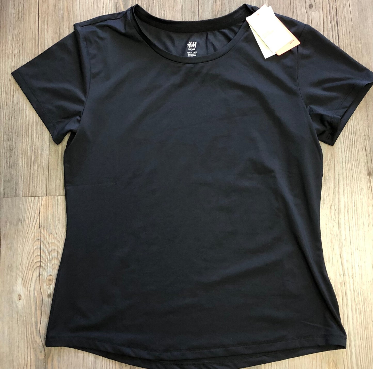 Black H&M Active Tee, 14Y+