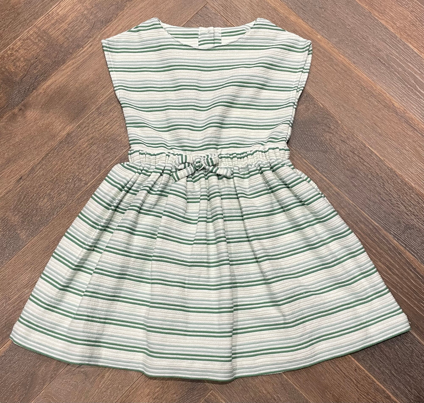 Green Vignette Terry Dress, 4Y