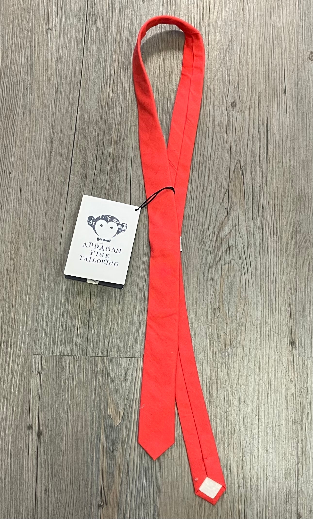 Coral Appaman Linen Tie, 3-6Y