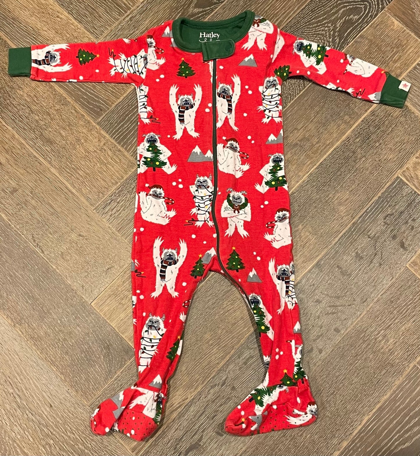 Multi Hatley Pj Onesie, 3-6M