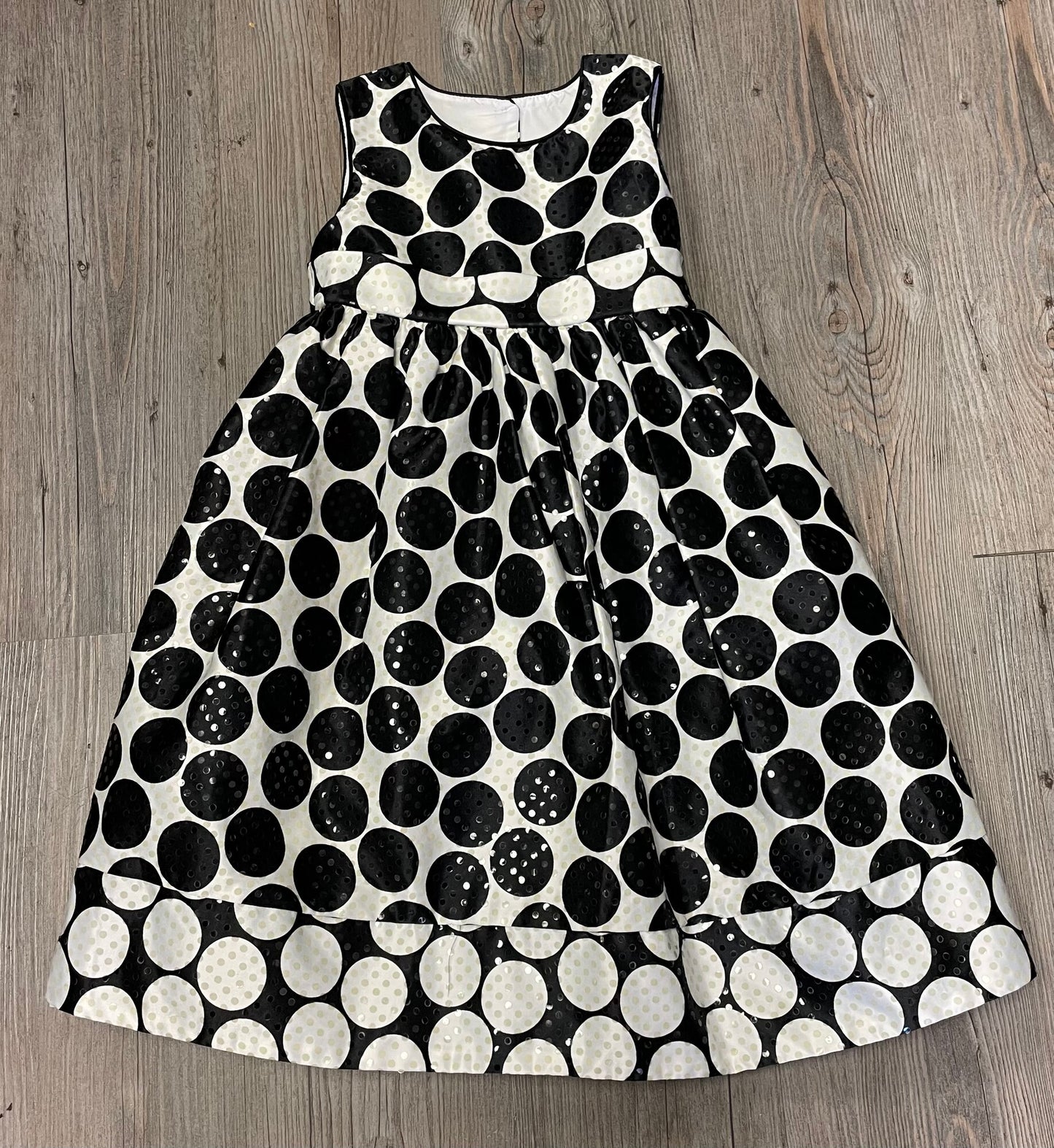Blk/whit Marmellata Dress, 3Y