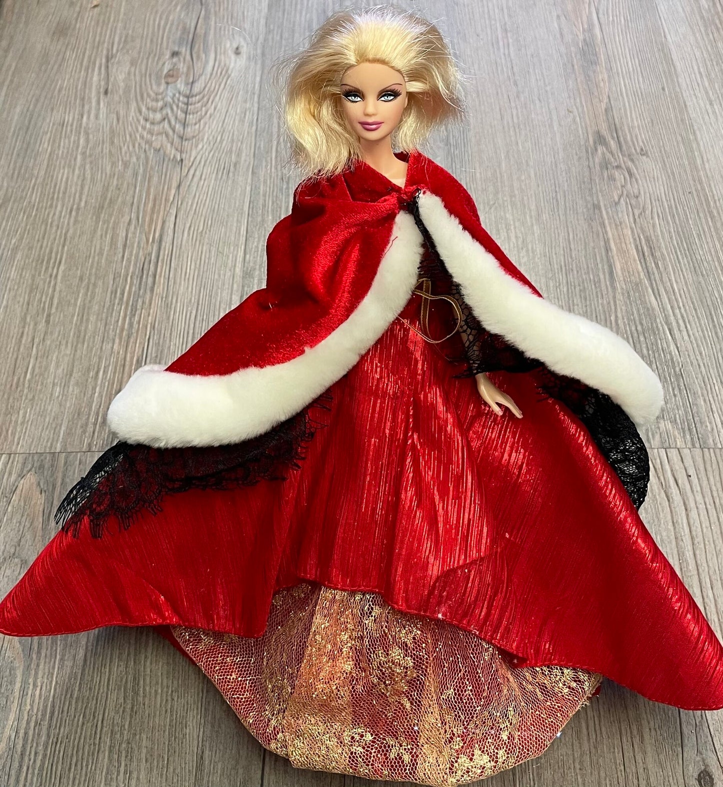 Red Holiday Barbie, 12 Inch