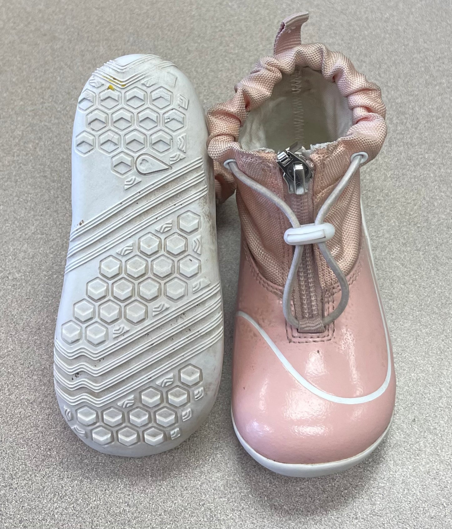 Pink Bobux Hightop Shoes, 6T