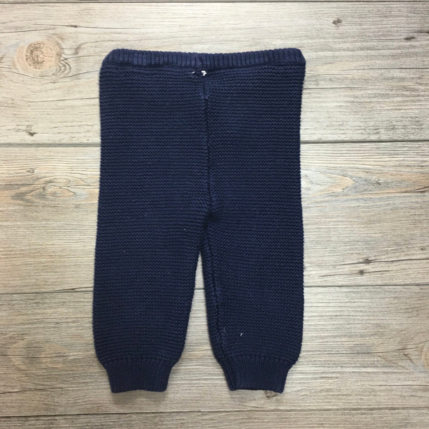 Navy Gap Knit Pants, 3-6M