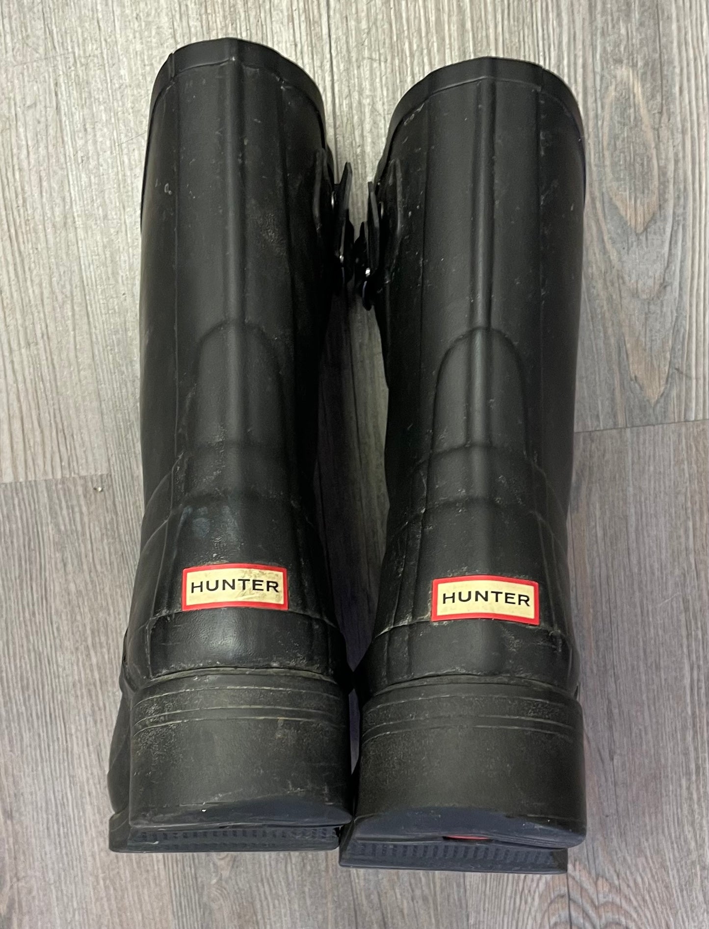 Black Hunter Short Rain Boots, 8 Womens