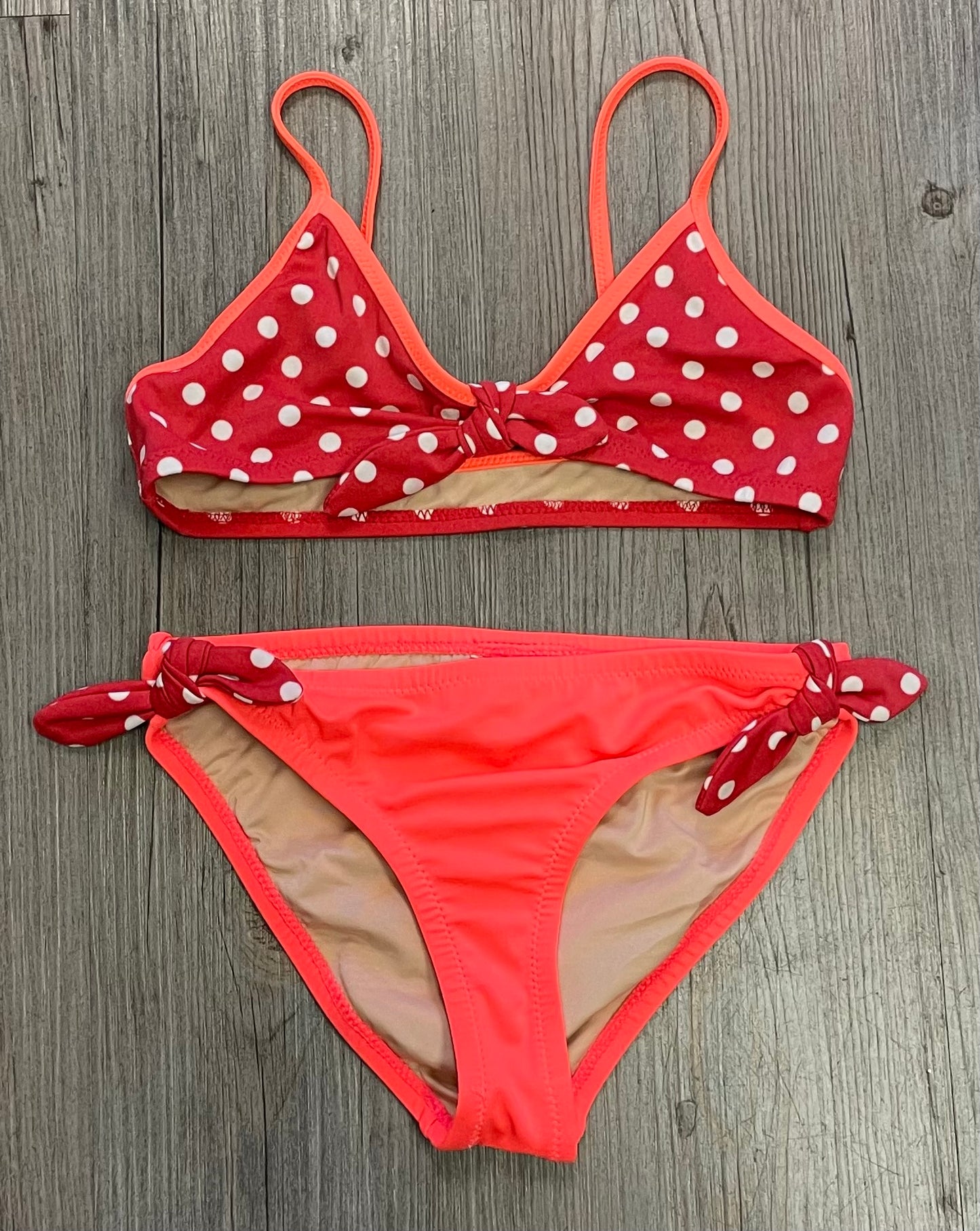 Neon 2pc Bathing Suit, 8Y