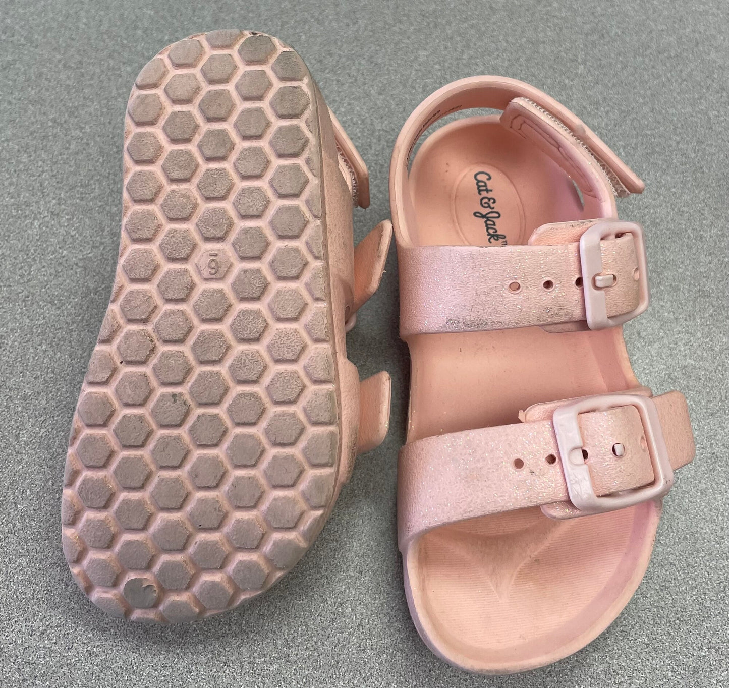 Coral Cat & Jack Sandals, 7T