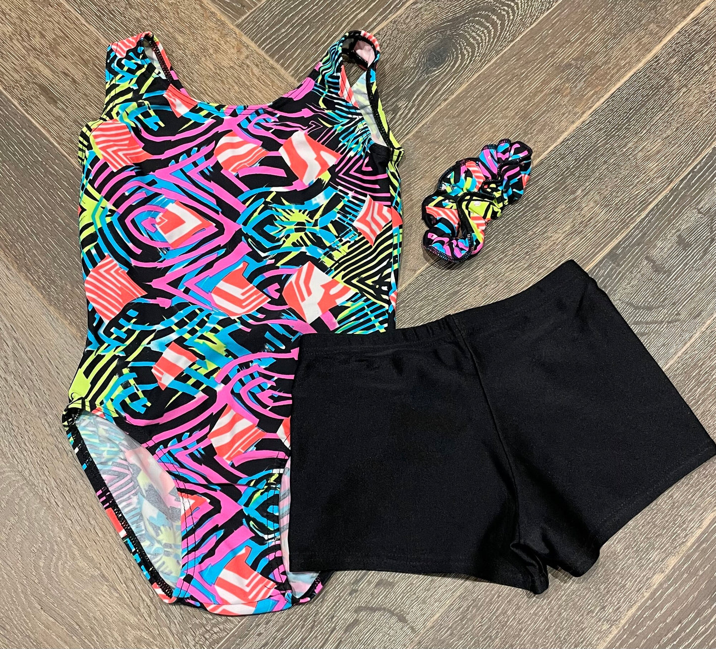 Multi Gymnastic Leotard Set, 8-10Y