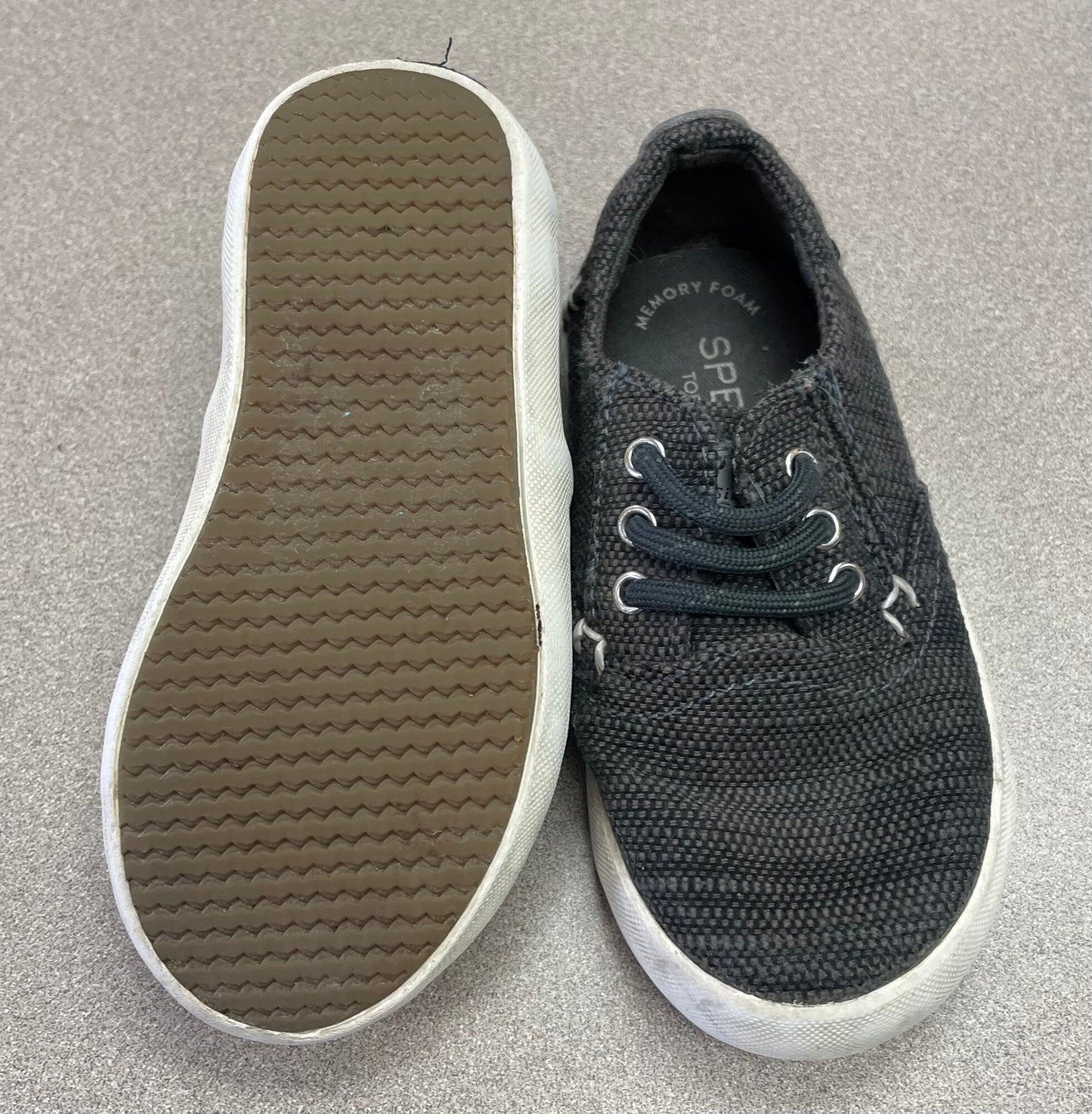 Charcoal Sperry Sneaker, 7T