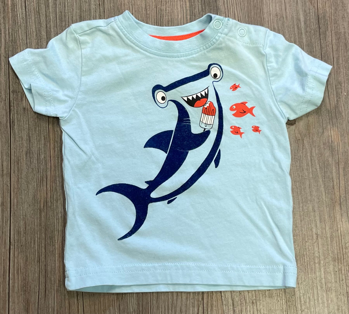 Blue George Tee, 0-3M