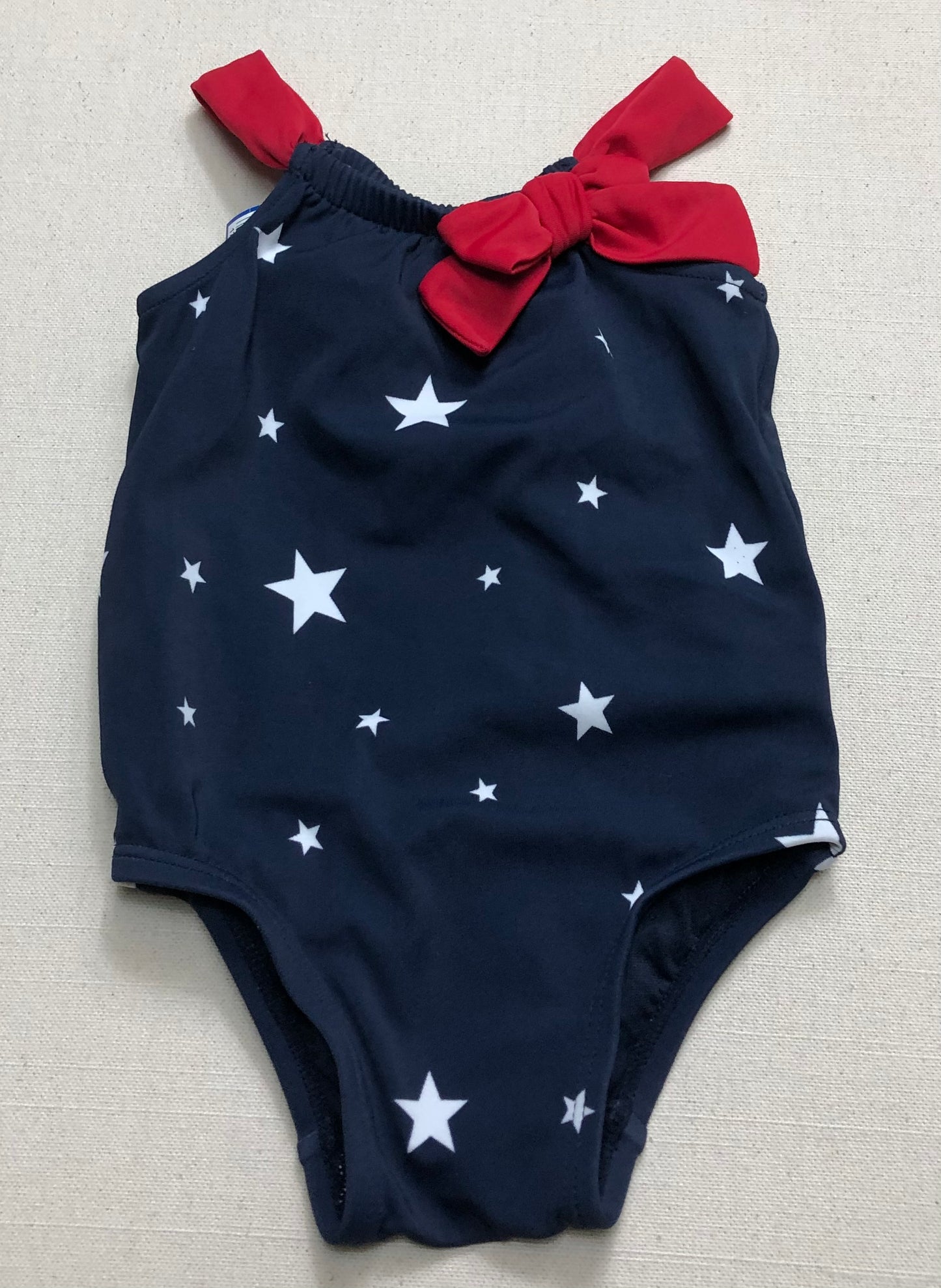 Navy Gap Bathingsuit, 0-6M