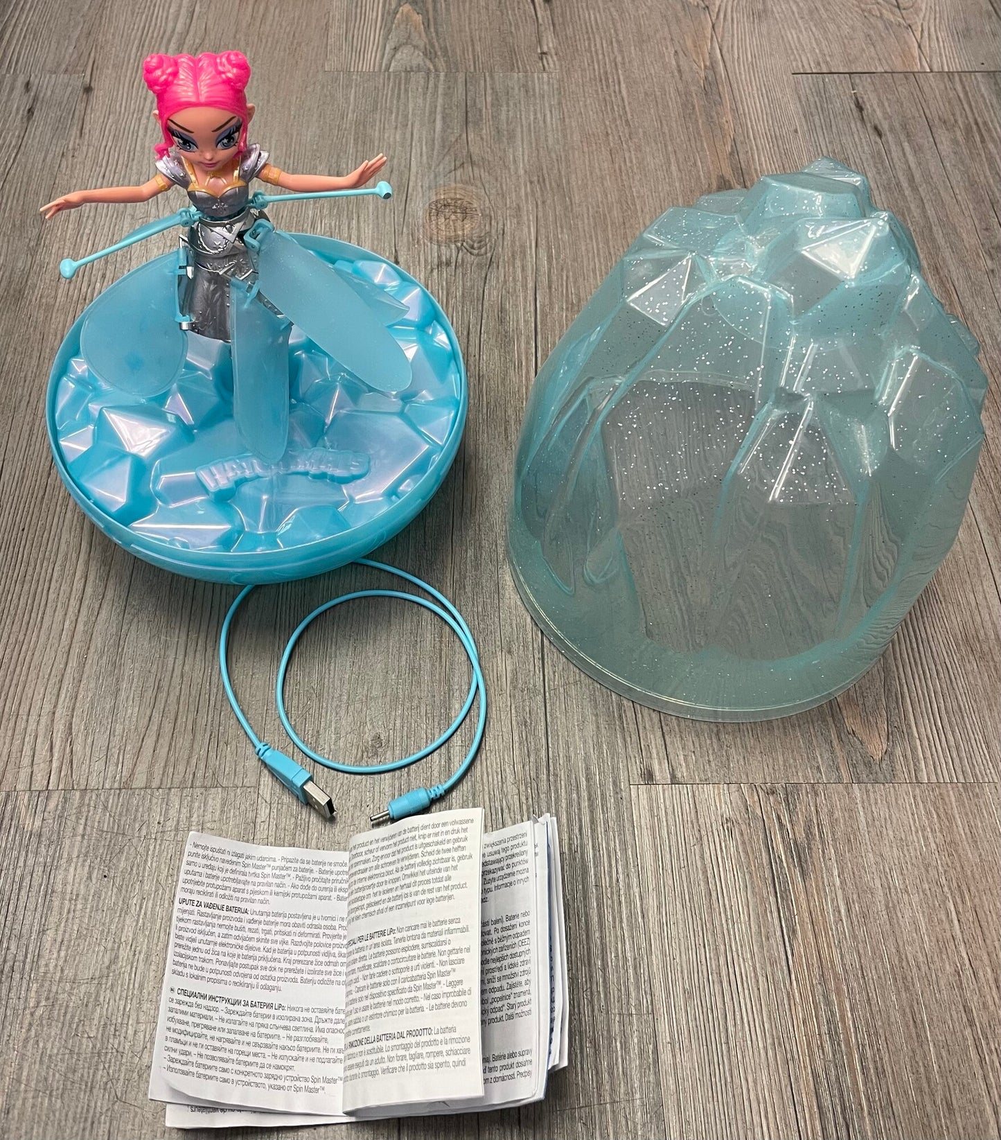 Blue Hatchimals Pixies Crystal, Pre-owned