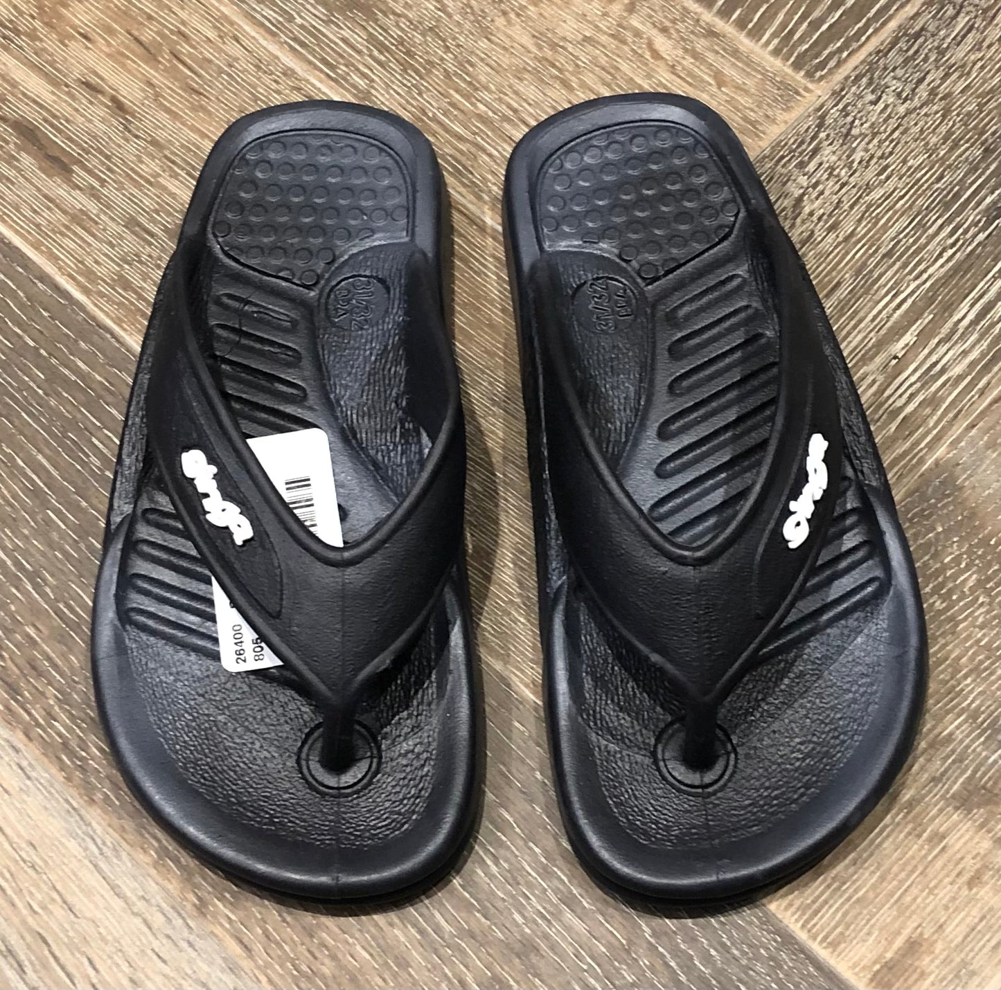 Black Ginga Flip Flop, 1-2Y