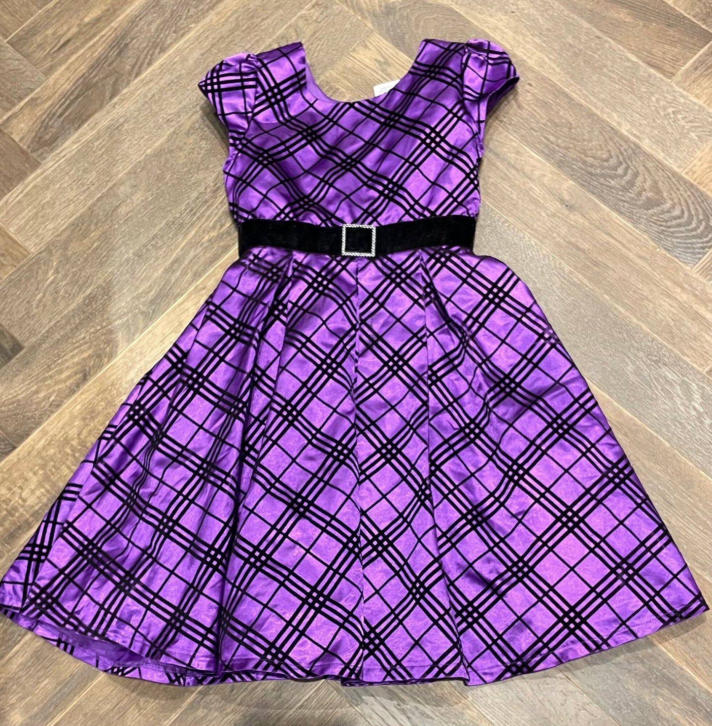 Purple Jona Michelle Dress, 10Y