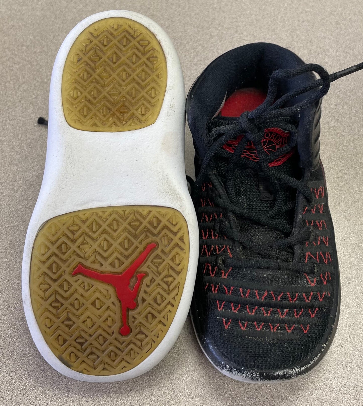 Black Jordan Shoes, 9T